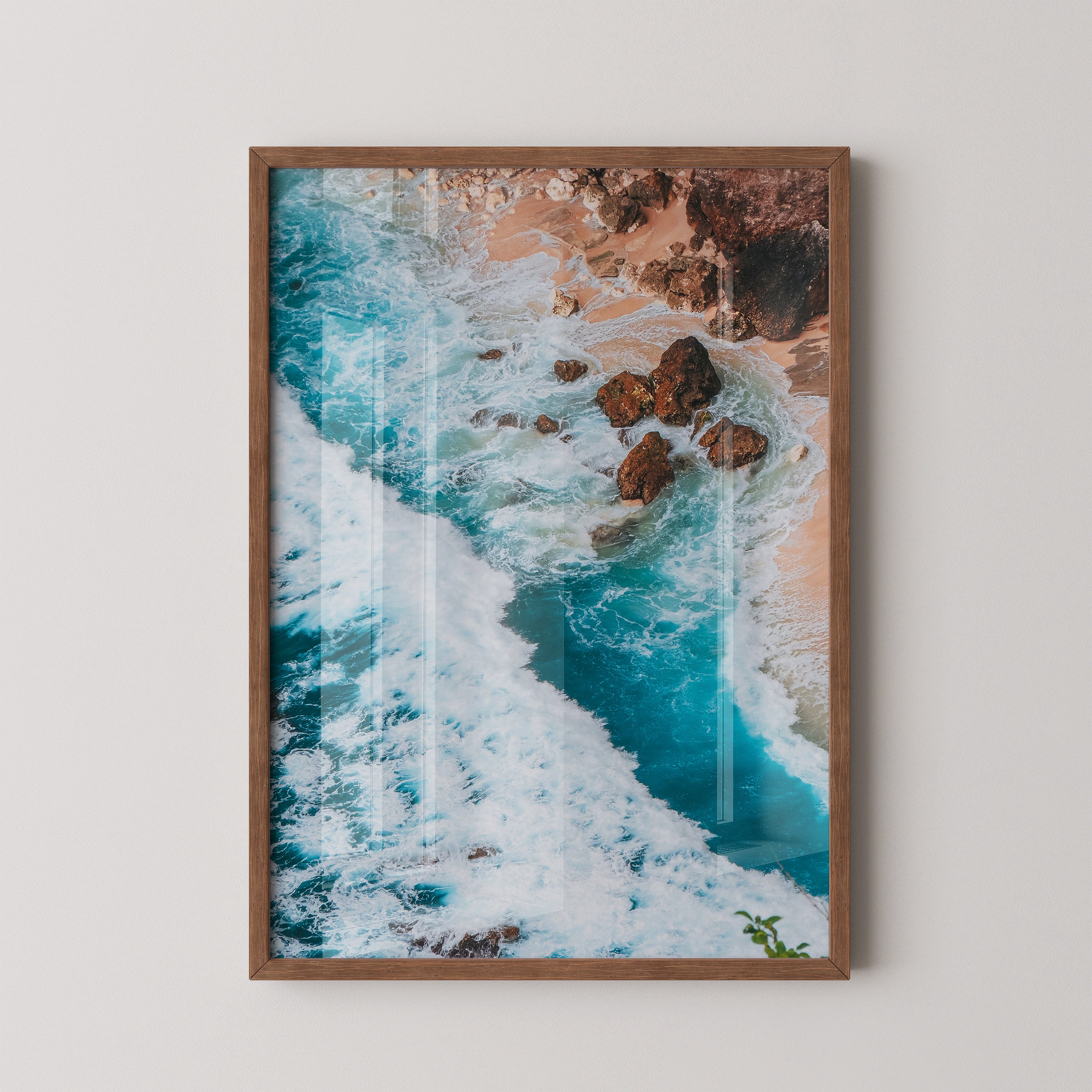 Aerial Coastal Waves