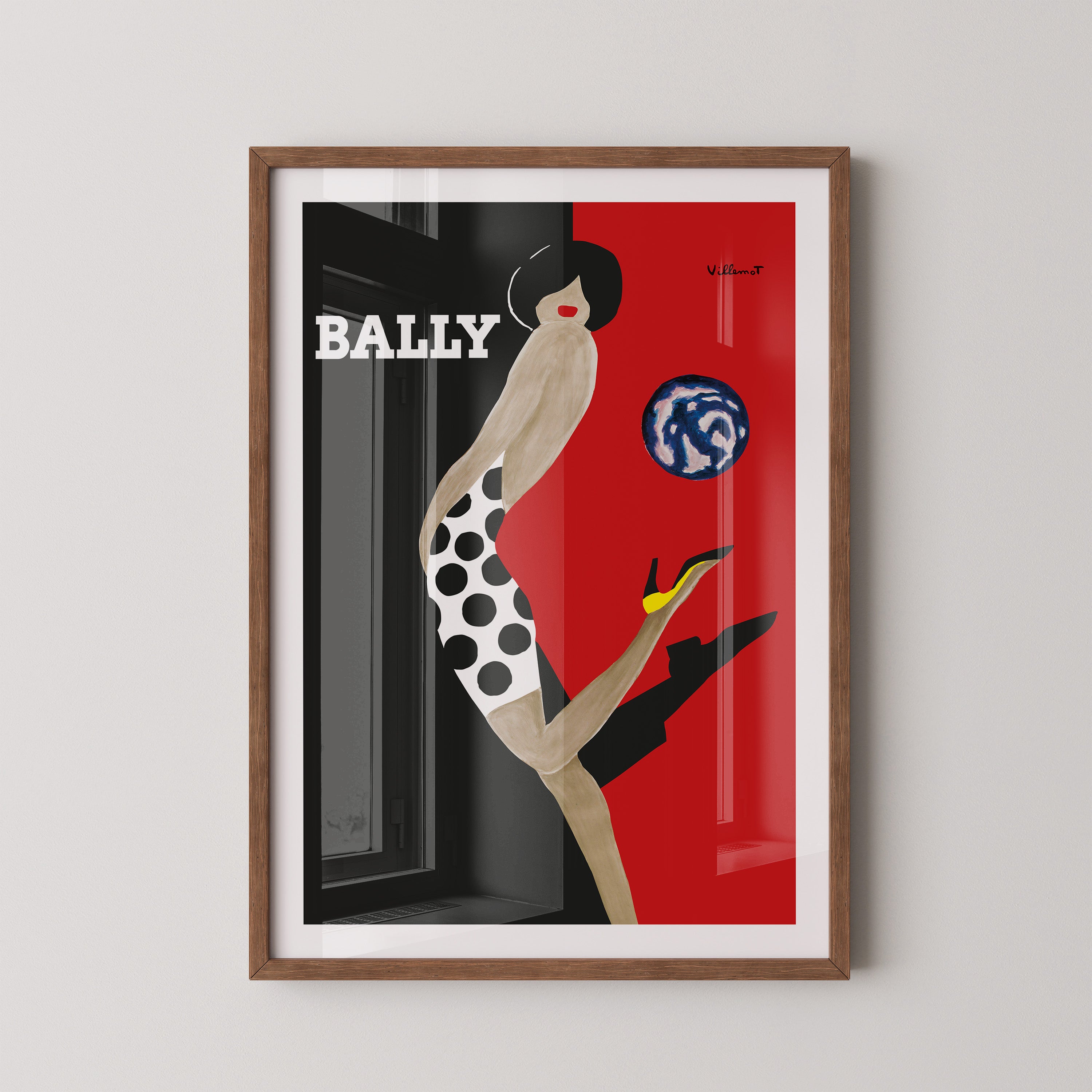 Bally Polka Dot Fashion Poster