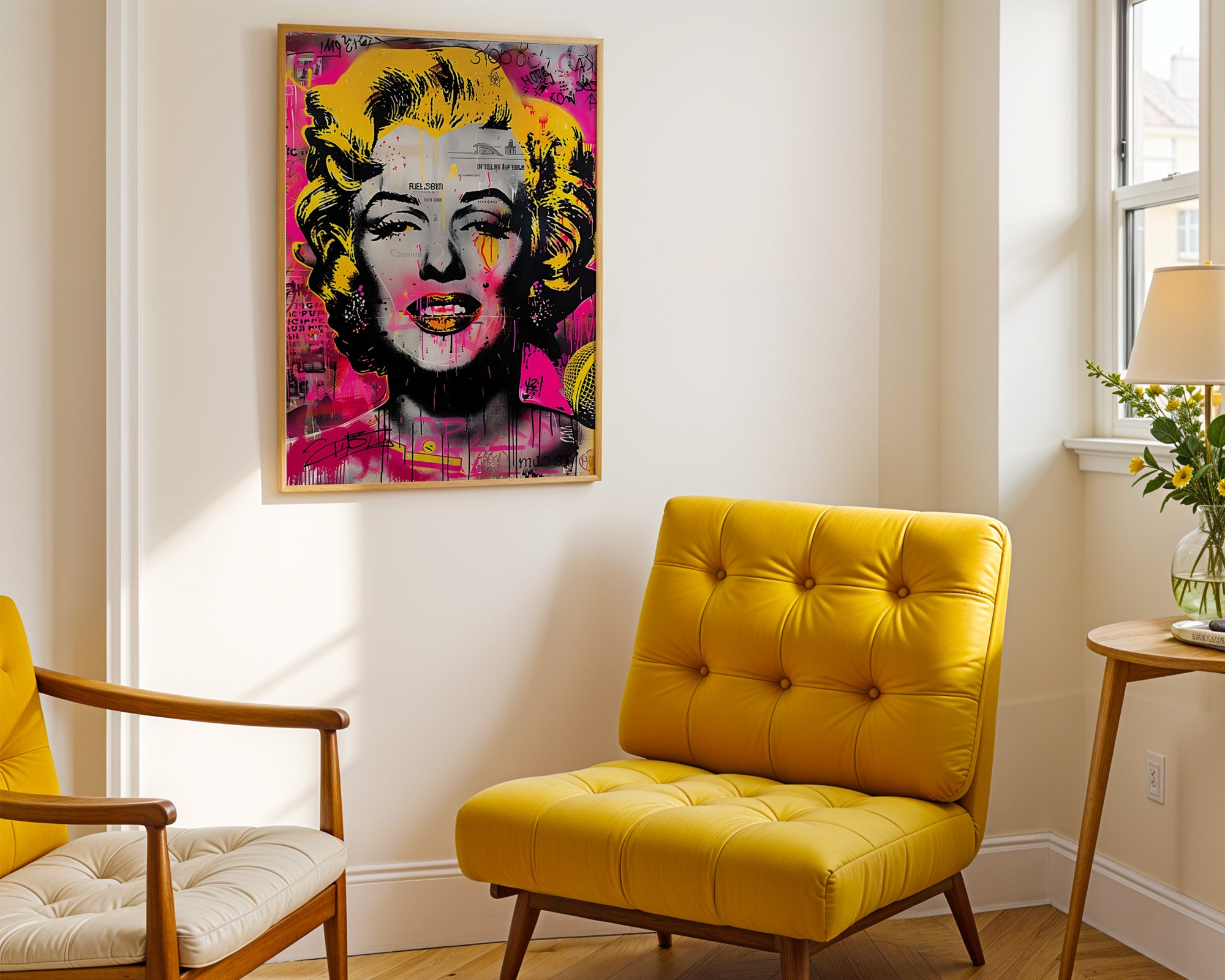 Neon Muse Portrait