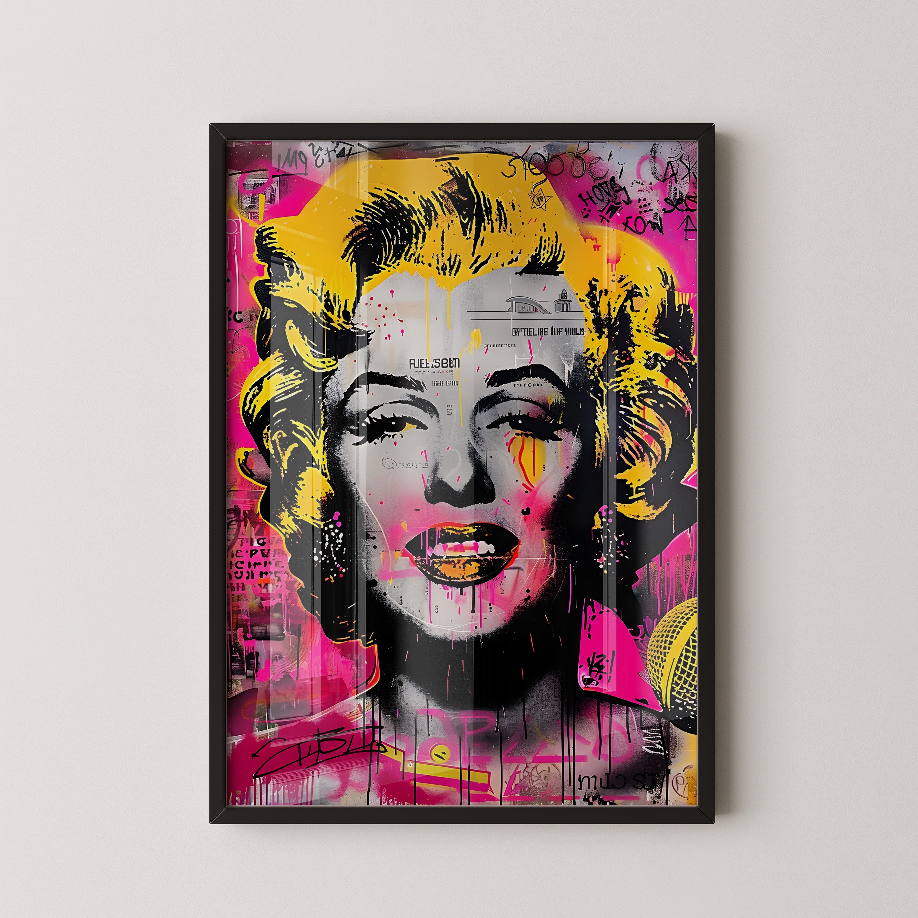 Neon Muse Portrait