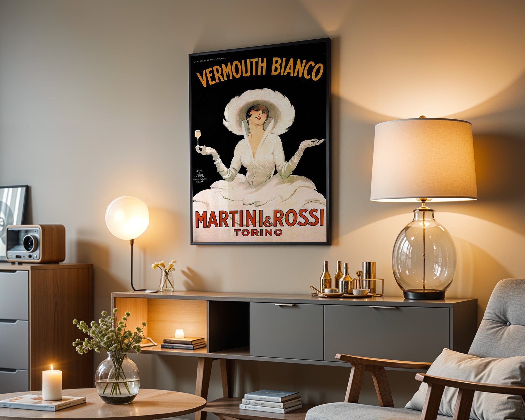 Vermouth Bianco – Vintage Italian Wall Art