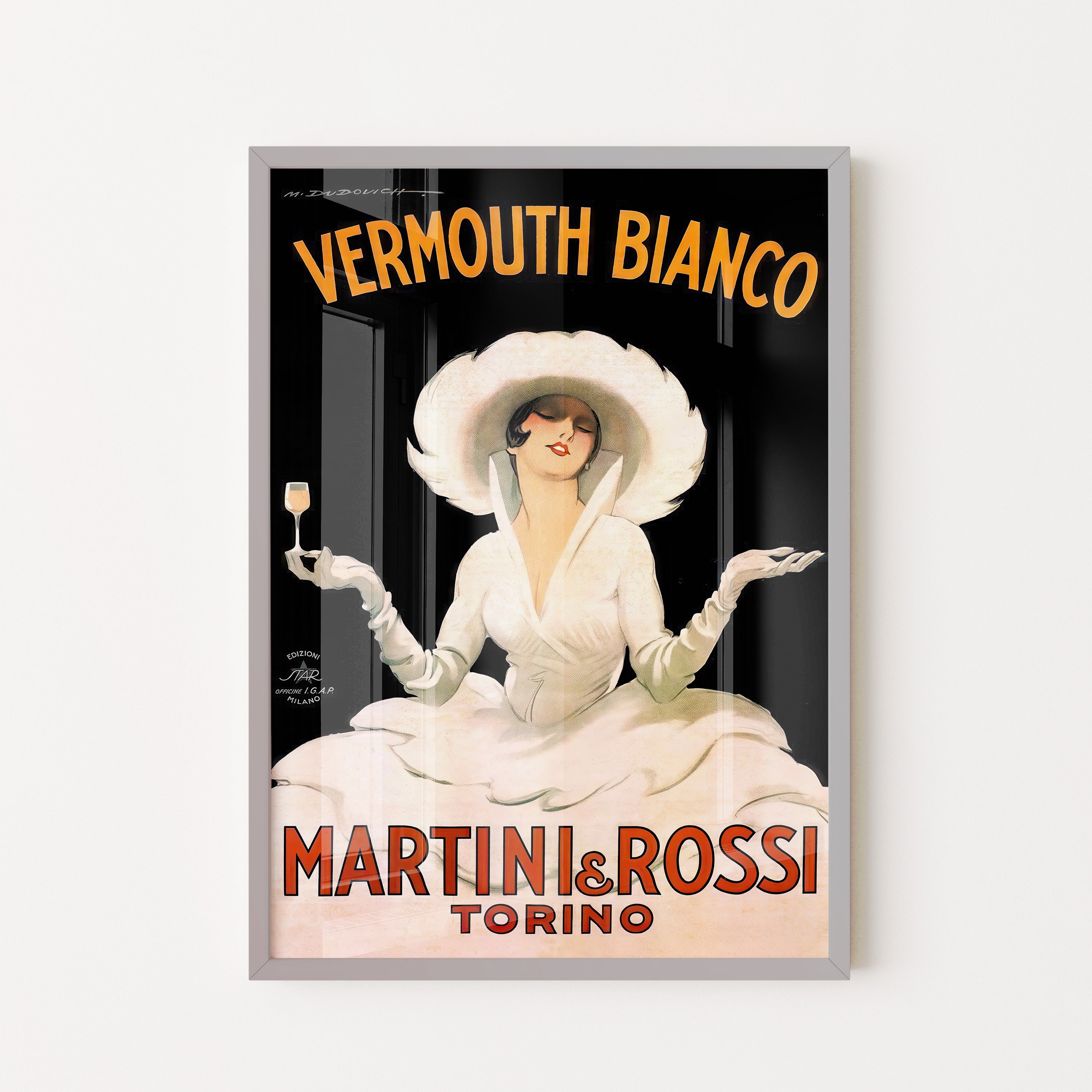 Vermouth Bianco – Vintage Italian Wall Art