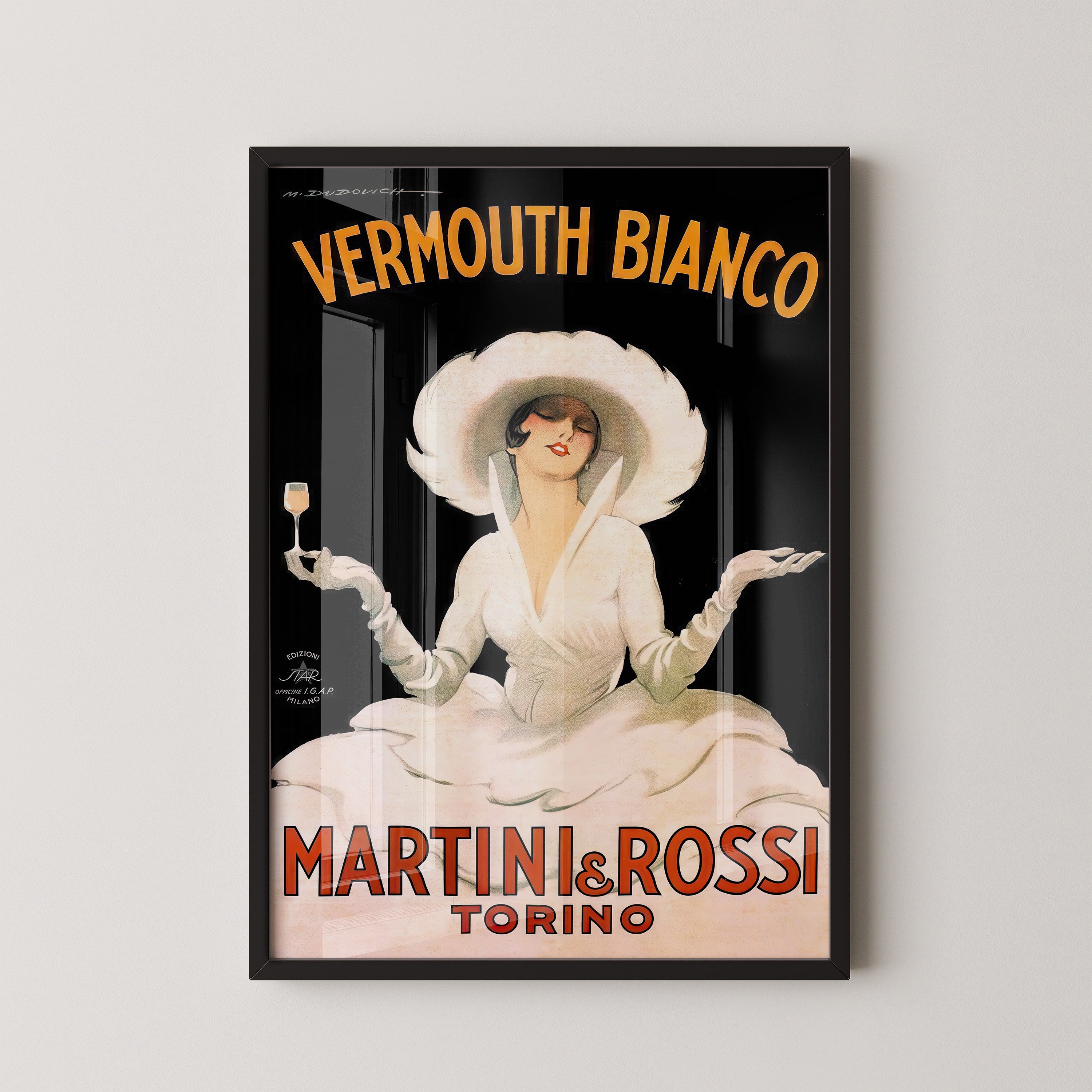Vermouth Bianco – Vintage Italian Wall Art