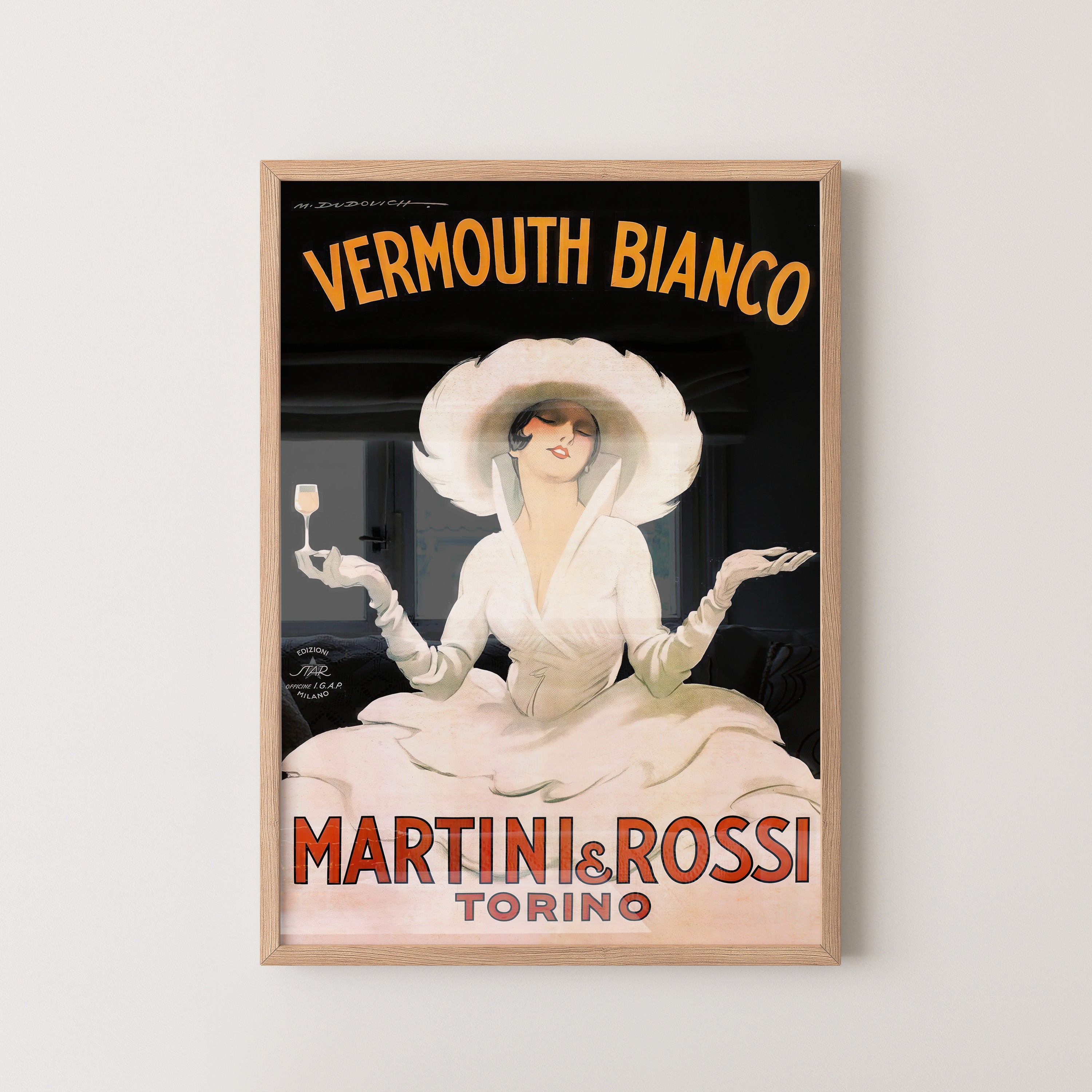 Vermouth Bianco – Vintage Italian Wall Art