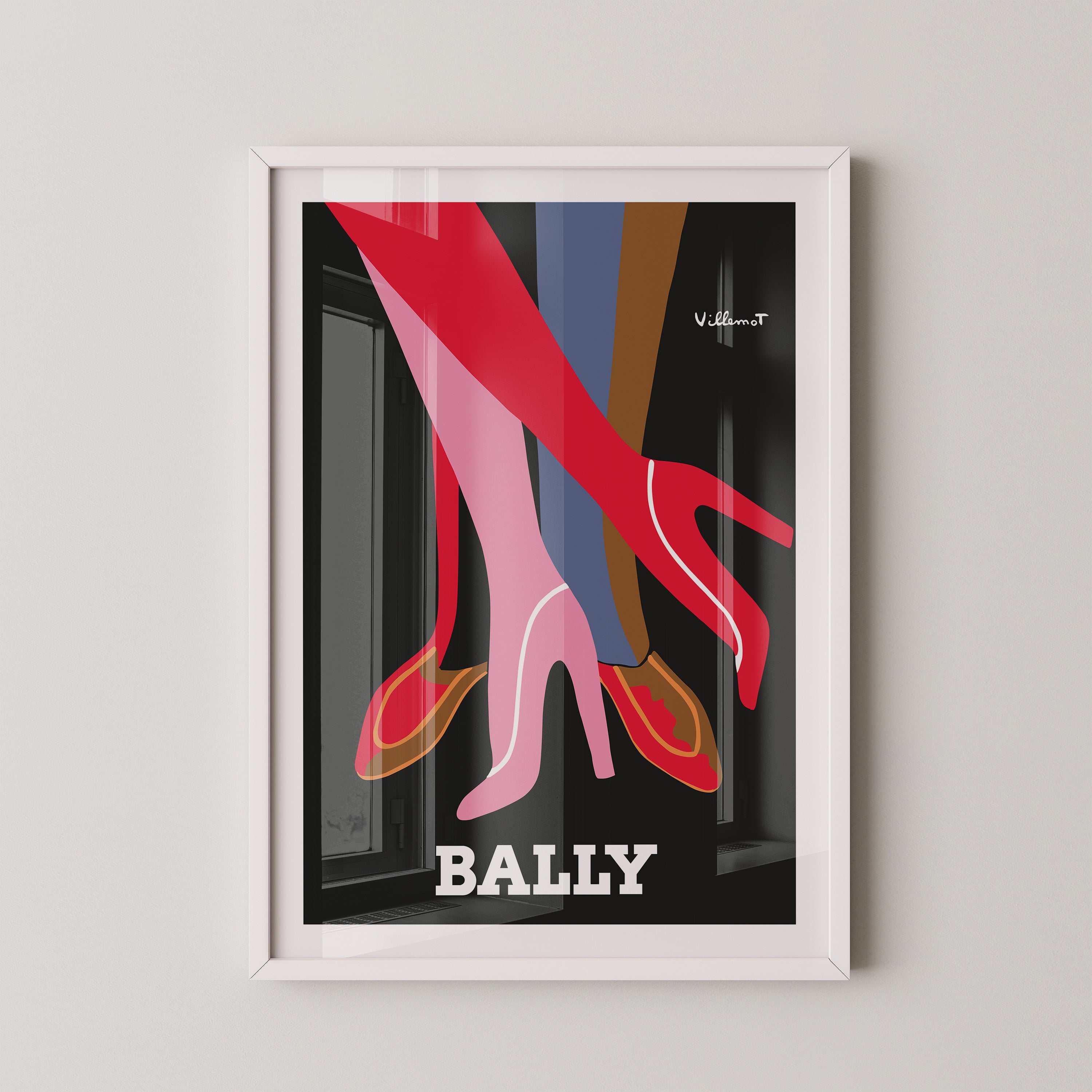 Bally Fashion Steps Poster