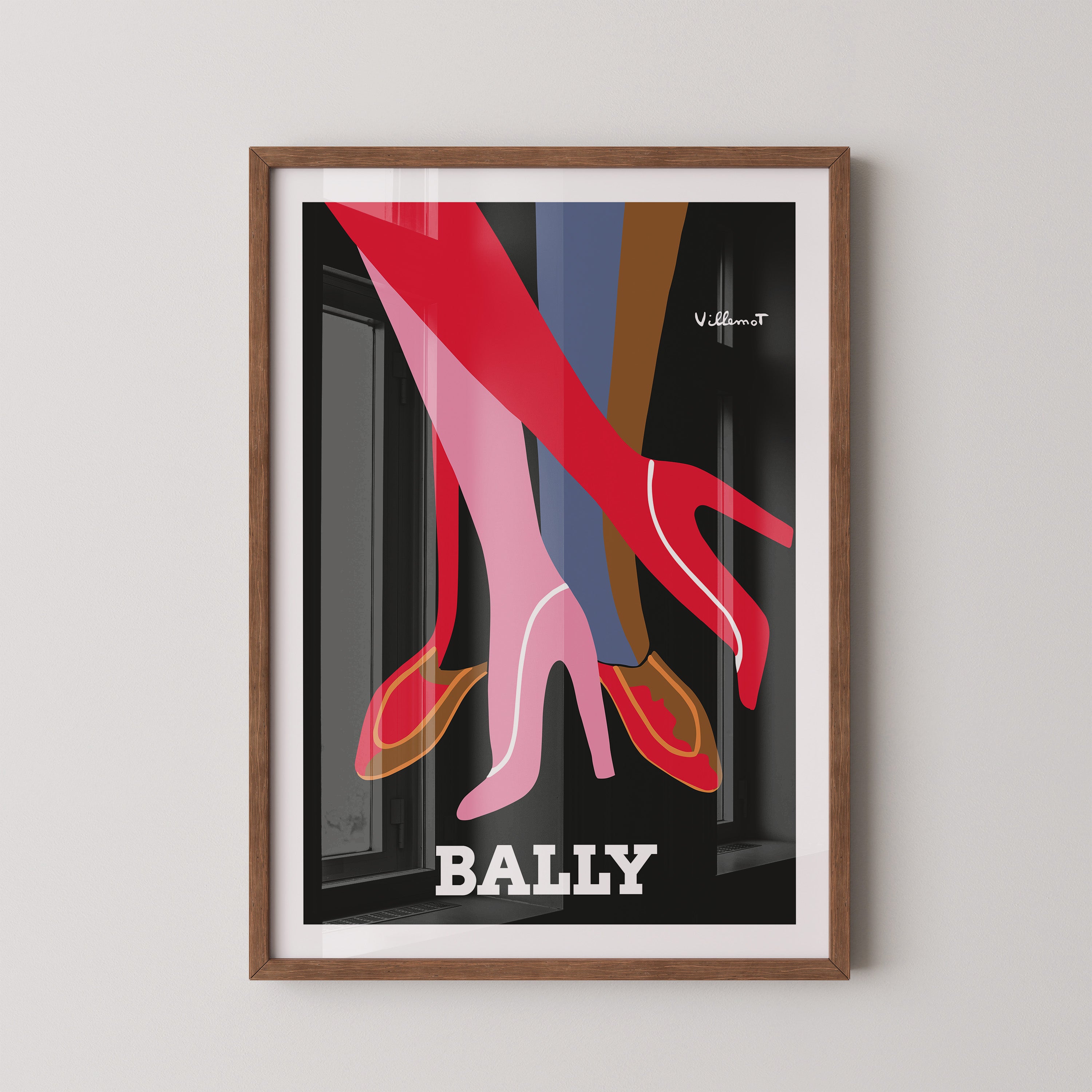 Bally Fashion Steps Poster