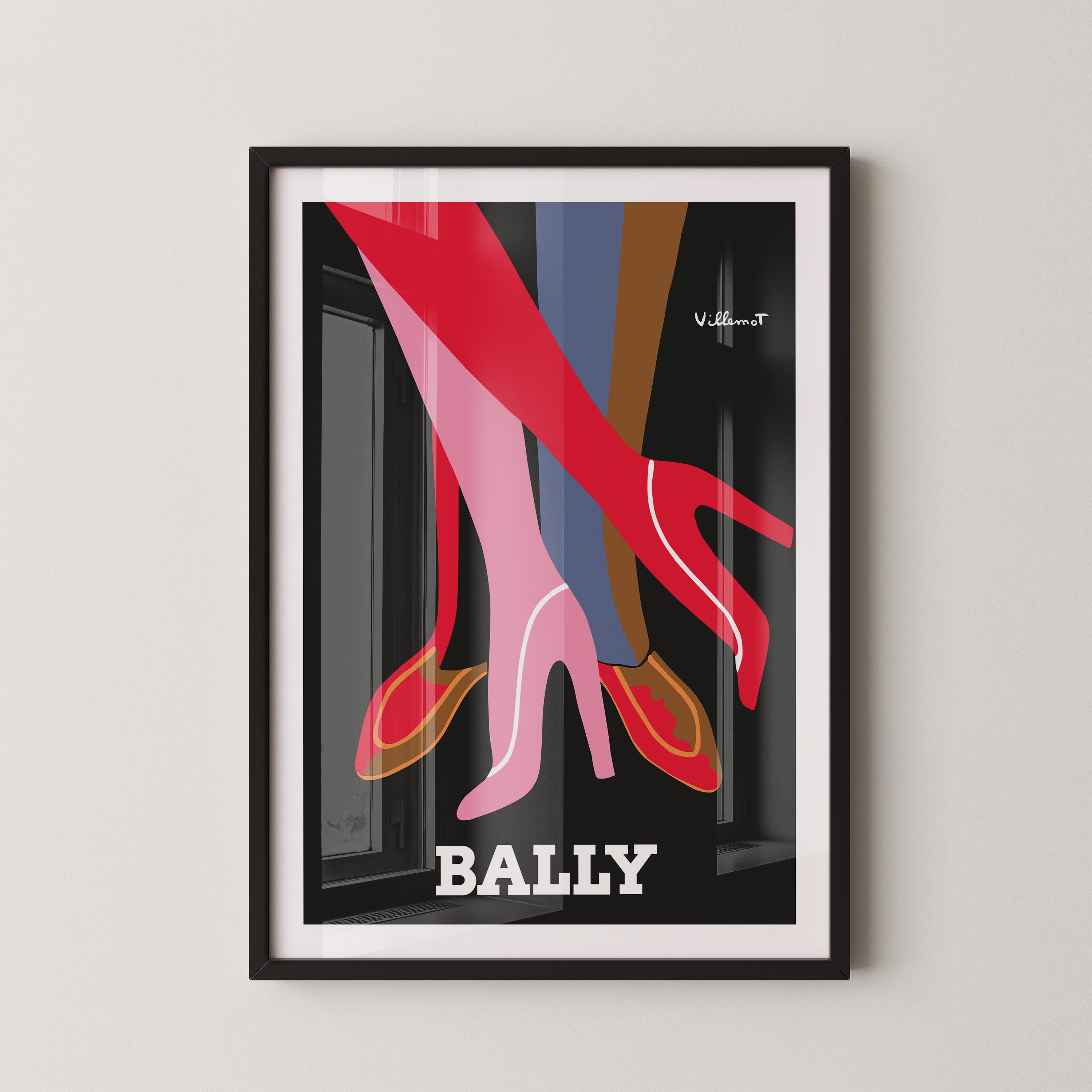 Bally Fashion Steps Poster