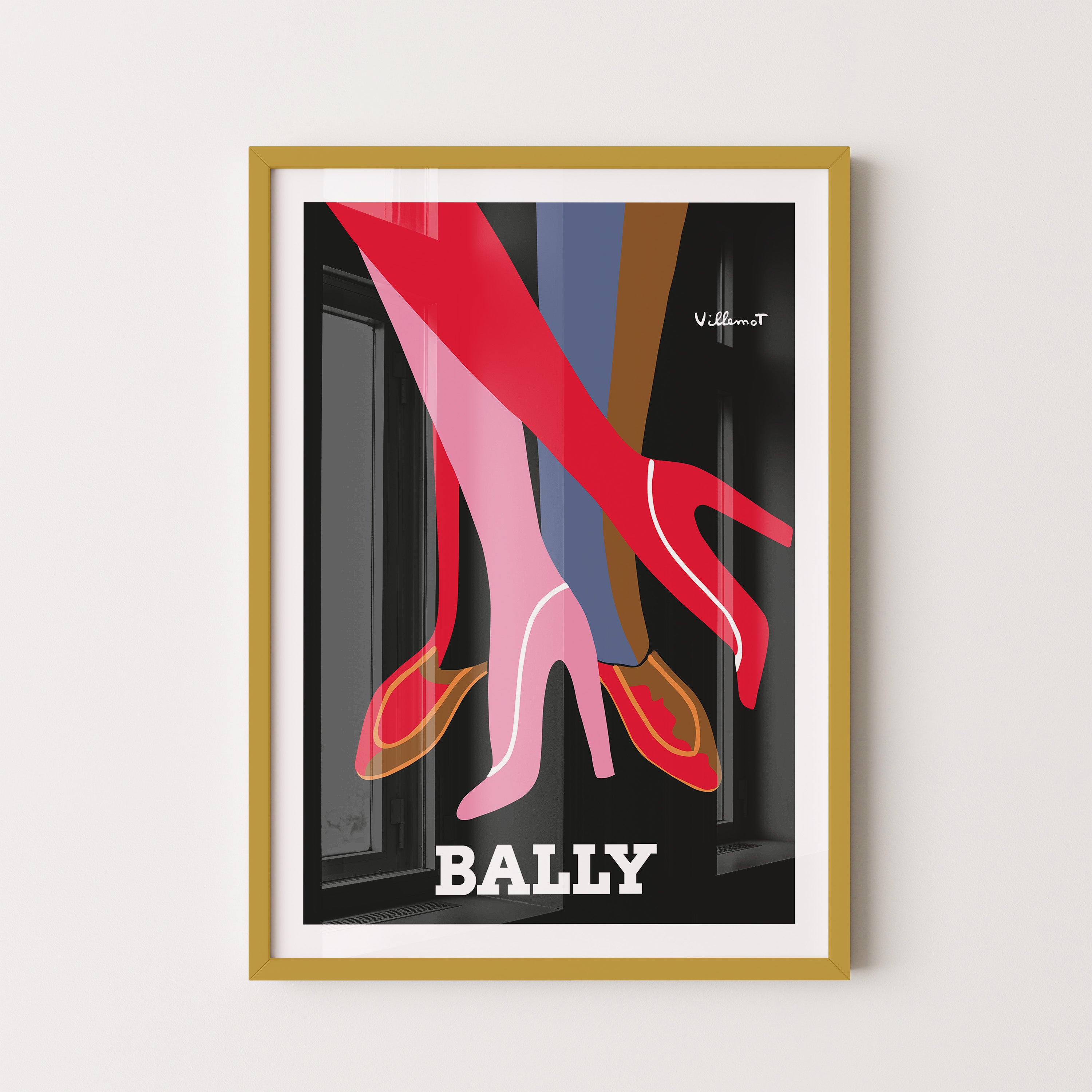 Bally Fashion Steps Poster