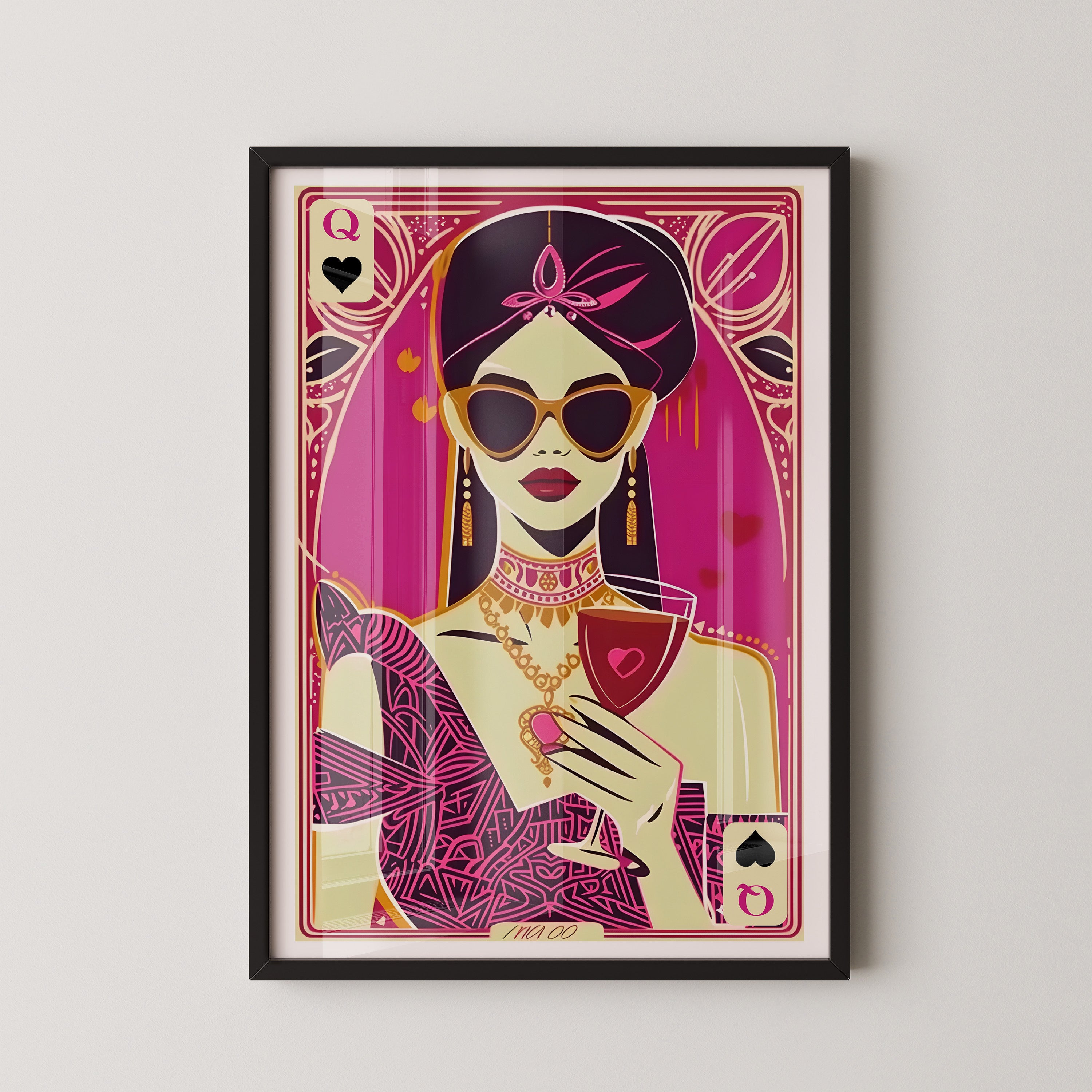 Queen of Spades Pop Art