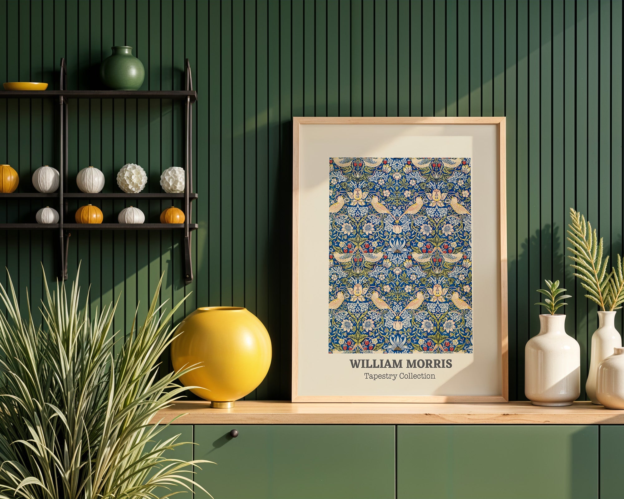 Blue Tapestry Birds – William Morris