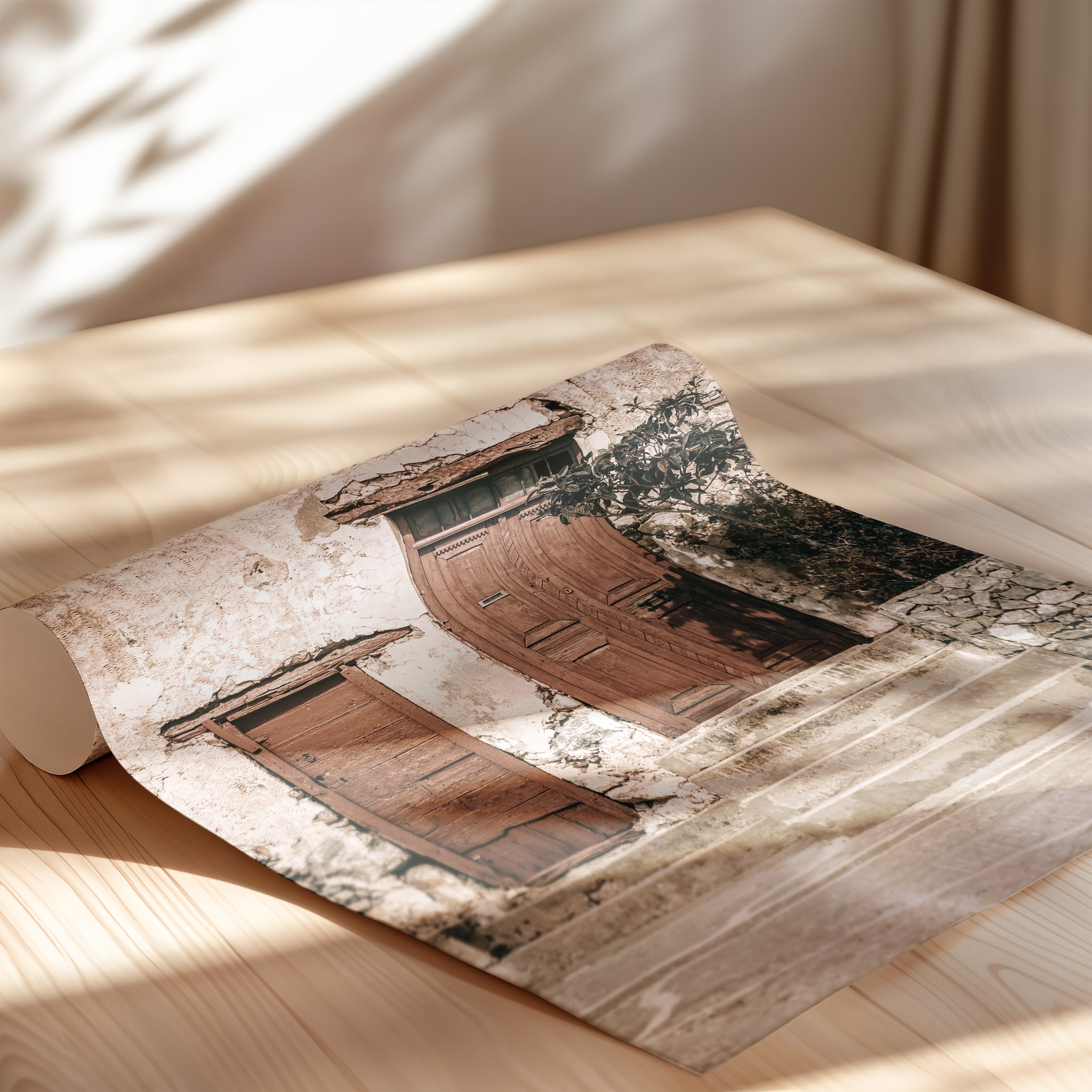 Rustic Wooden Doors – Vintage Wall Photography