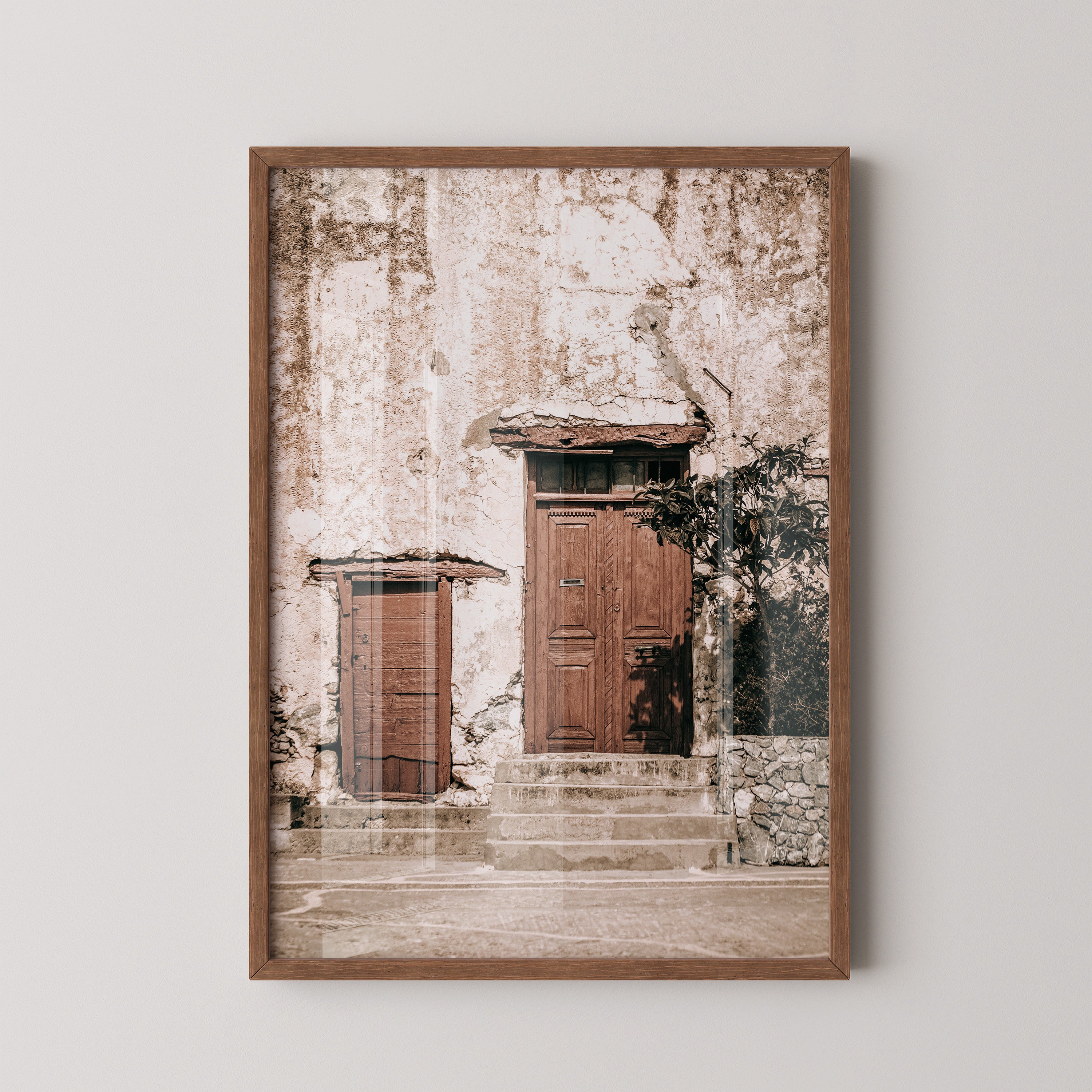 Rustic Wooden Doors – Vintage Wall Photography