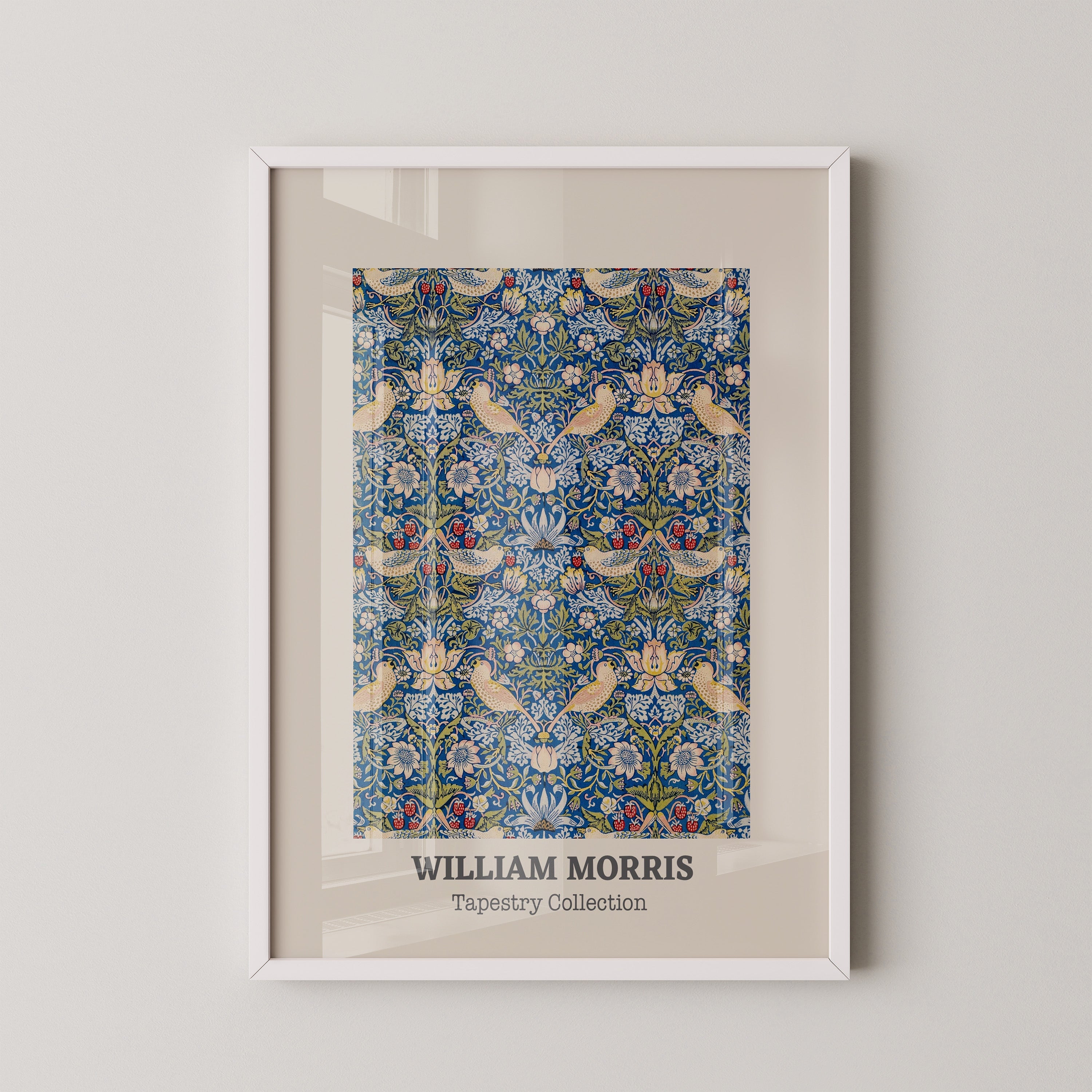 Blue Tapestry Birds – William Morris