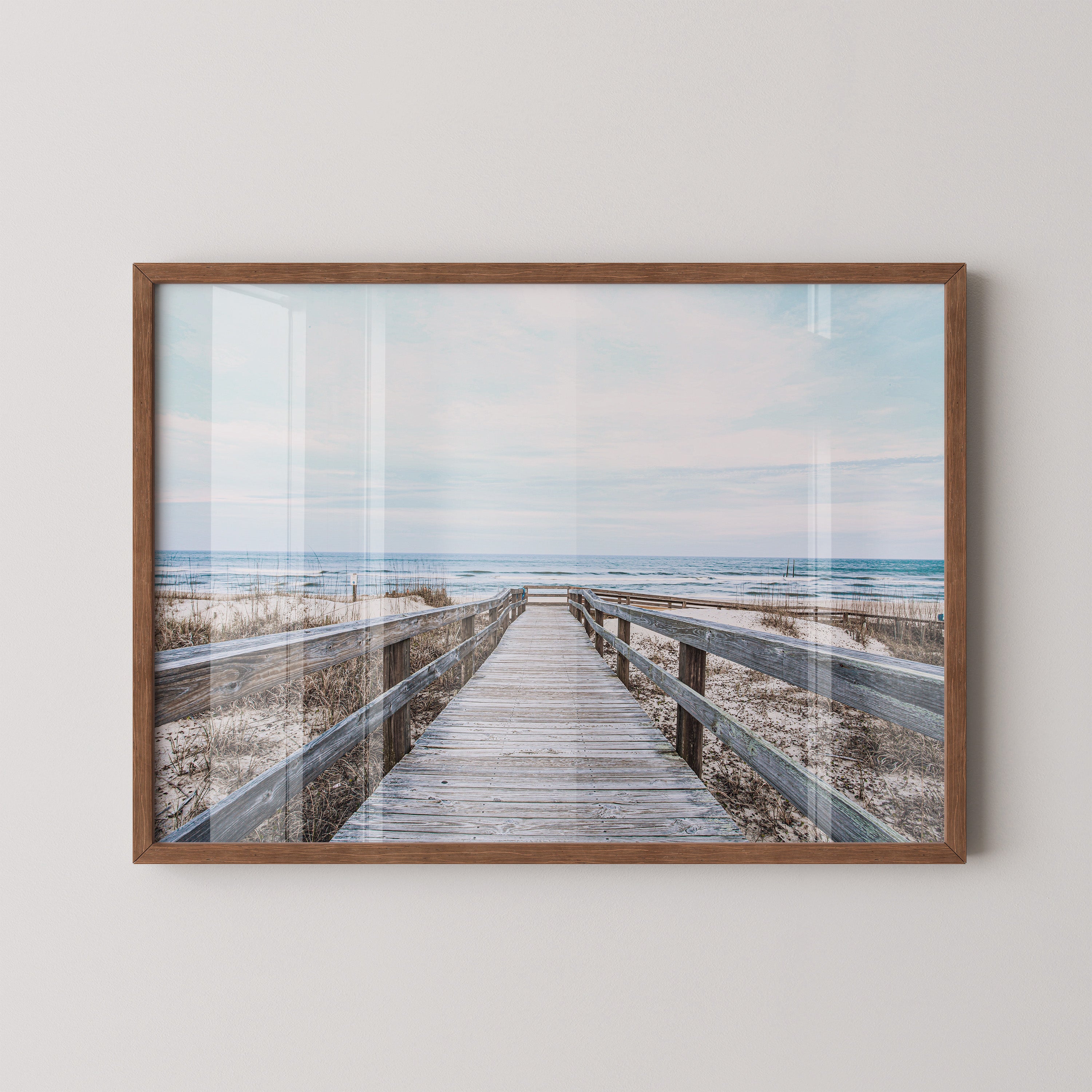 Boardwalk to Ocean – Beach Landscape