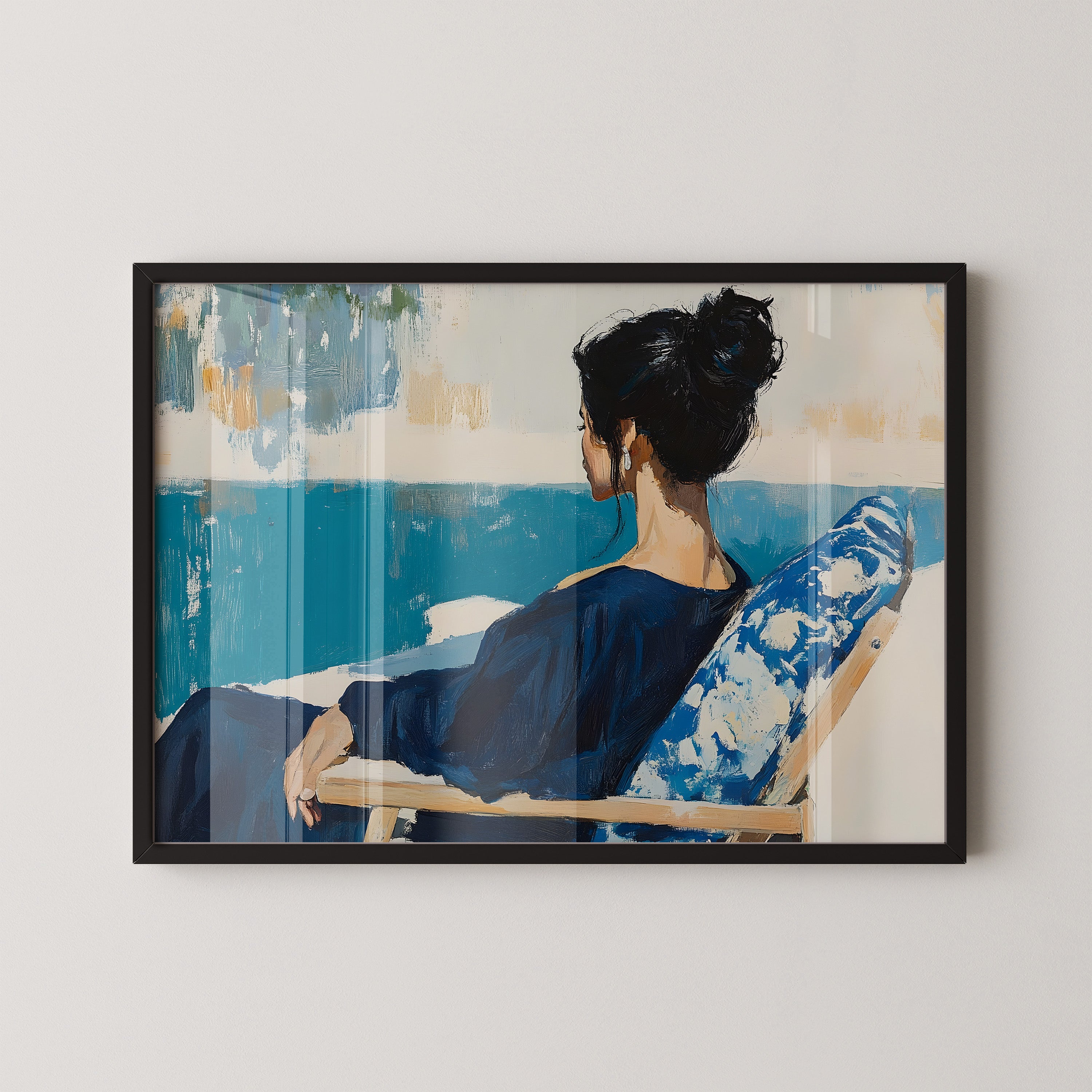 Quiet Horizon In Blue