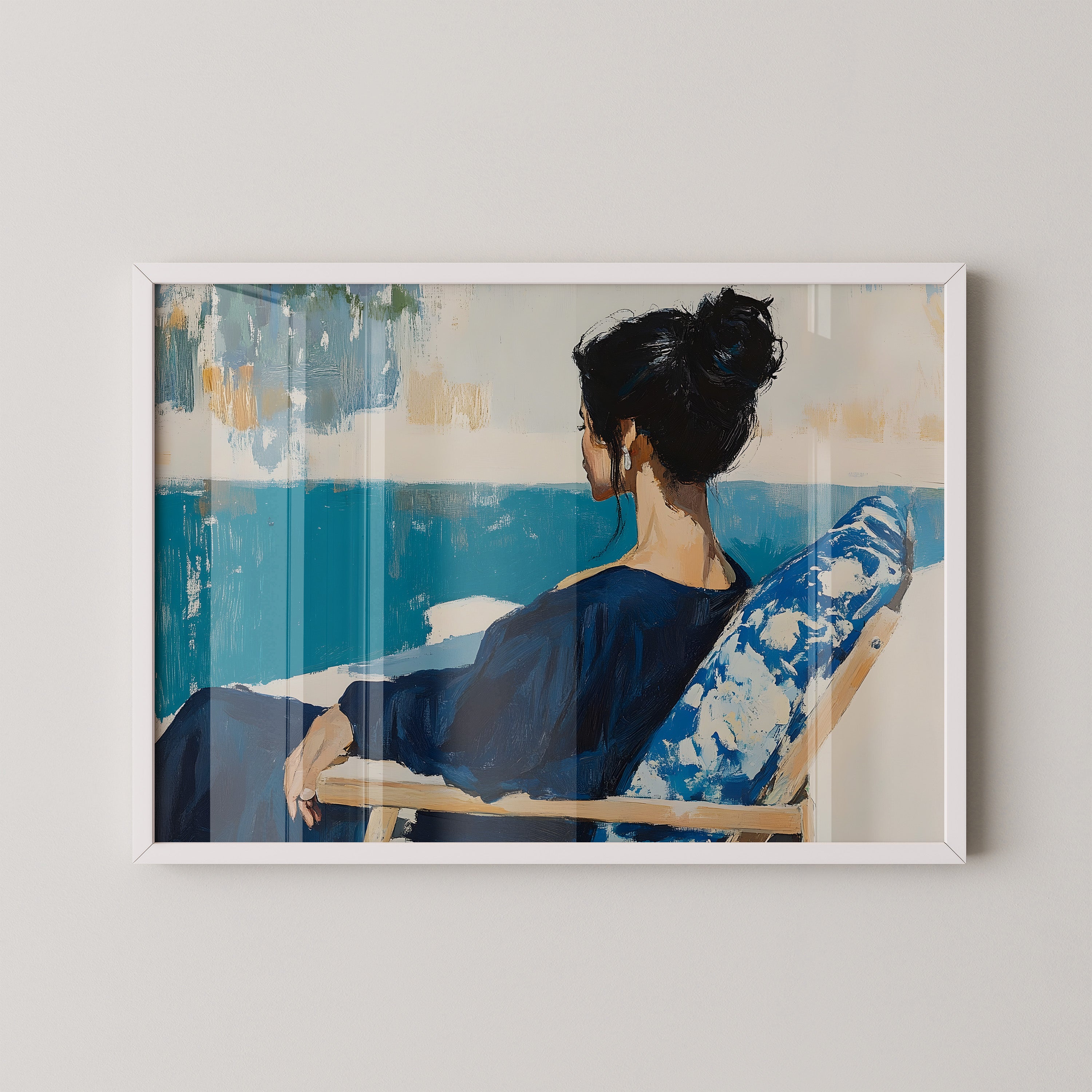 Quiet Horizon In Blue
