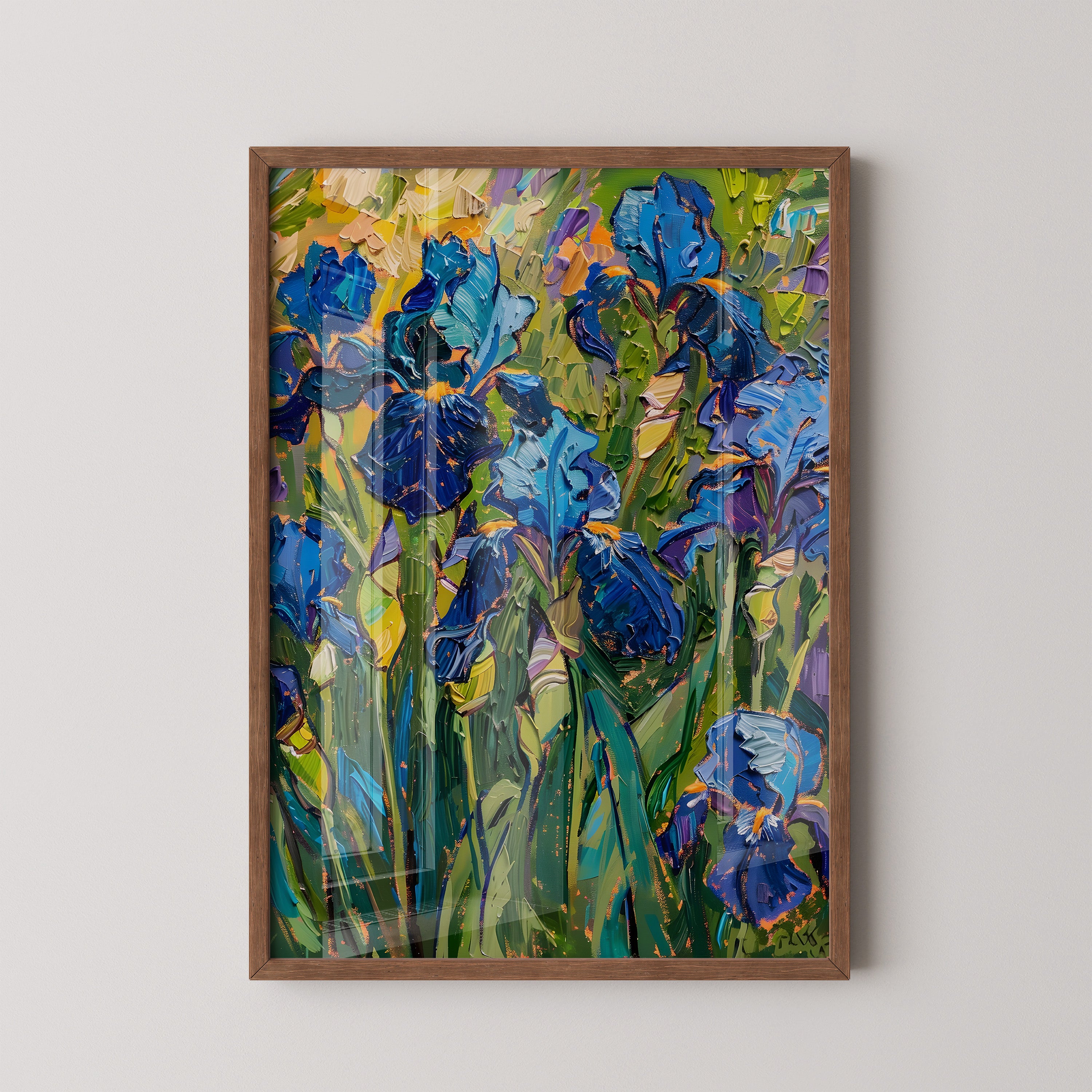 Irises in the Garden – Vincent van Gogh