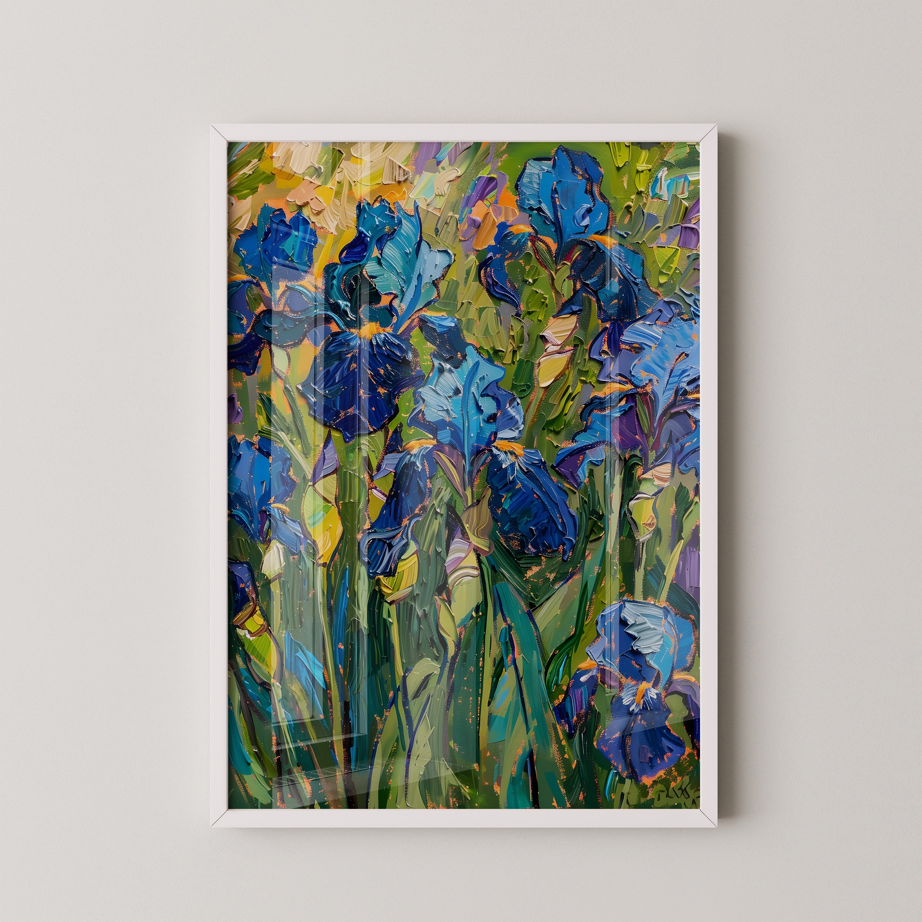 Irises in the Garden – Vincent van Gogh