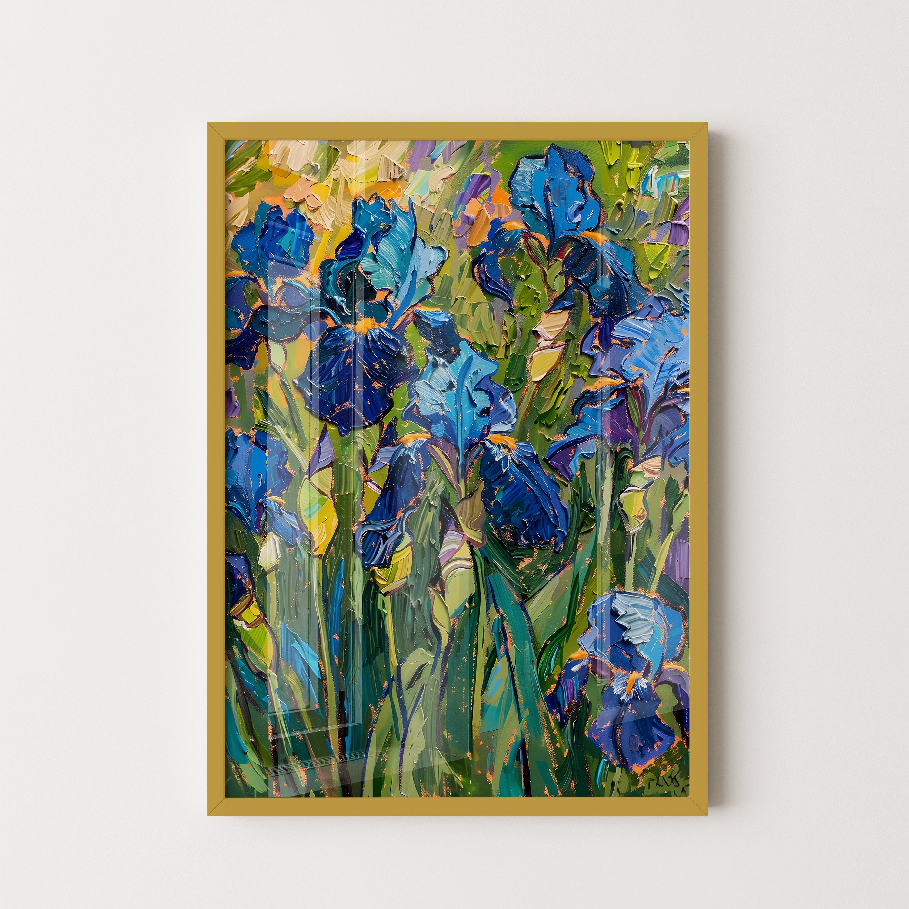 Irises in the Garden – Vincent van Gogh