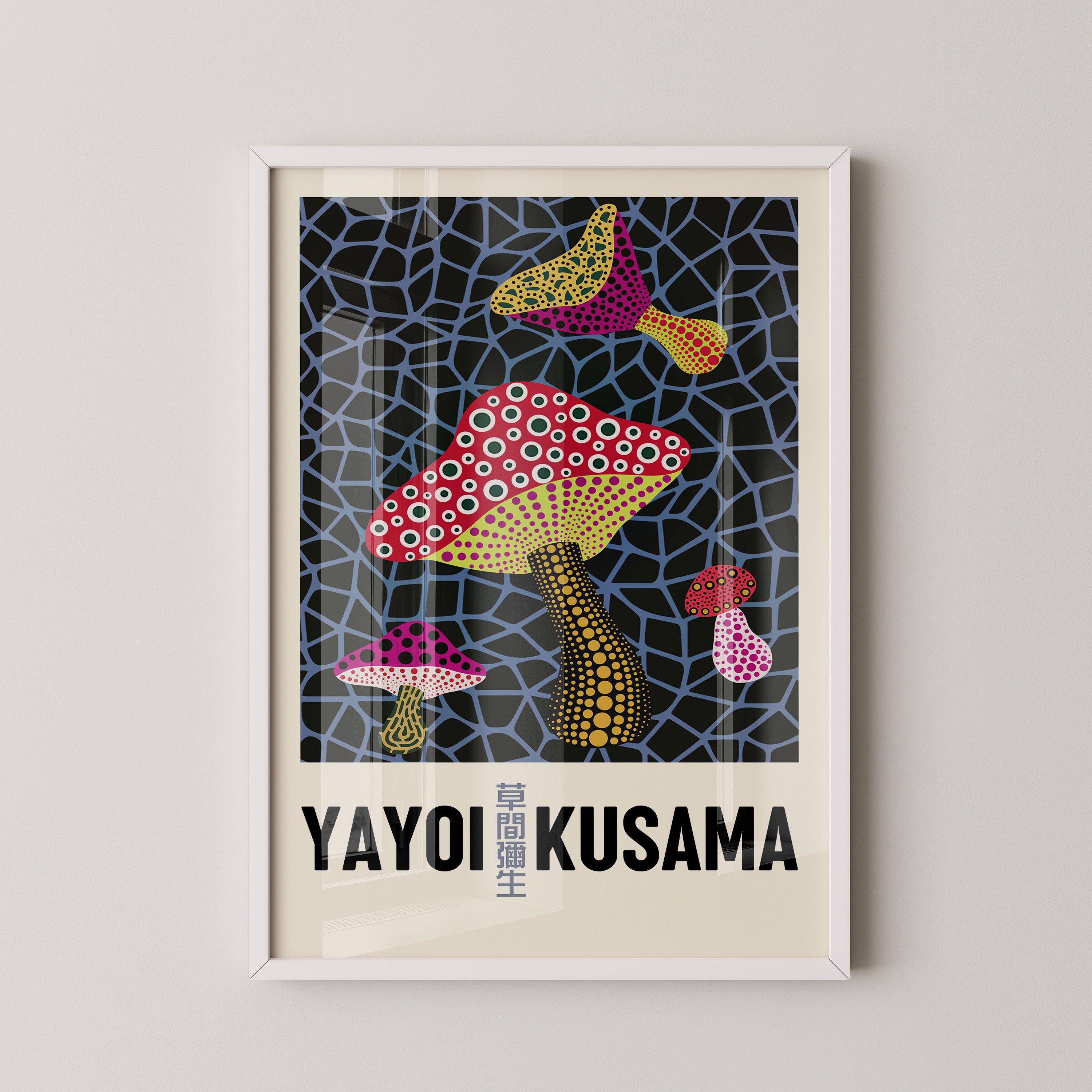 Spotted Mushrooms – Modern Art Print