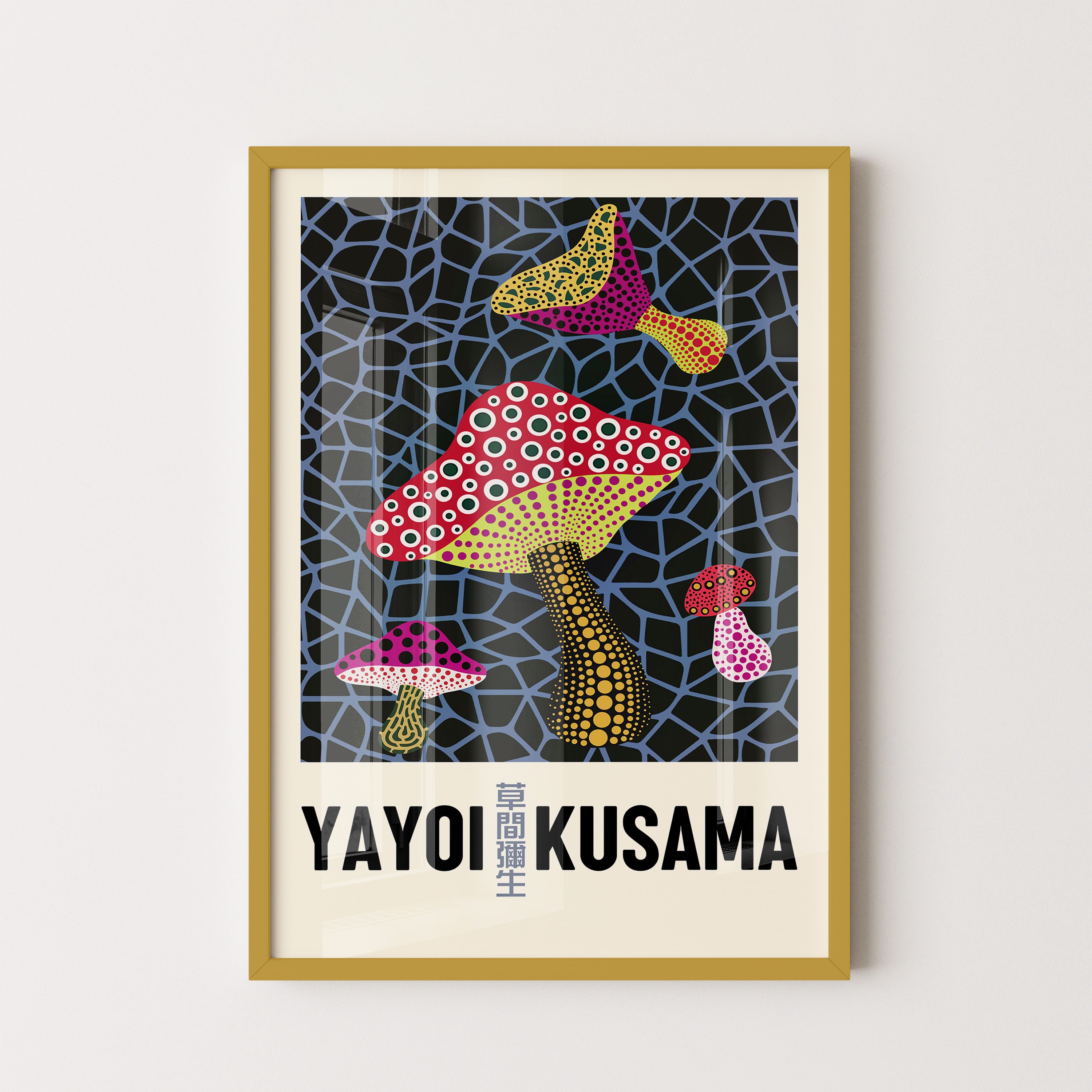 Spotted Mushrooms – Modern Art Print