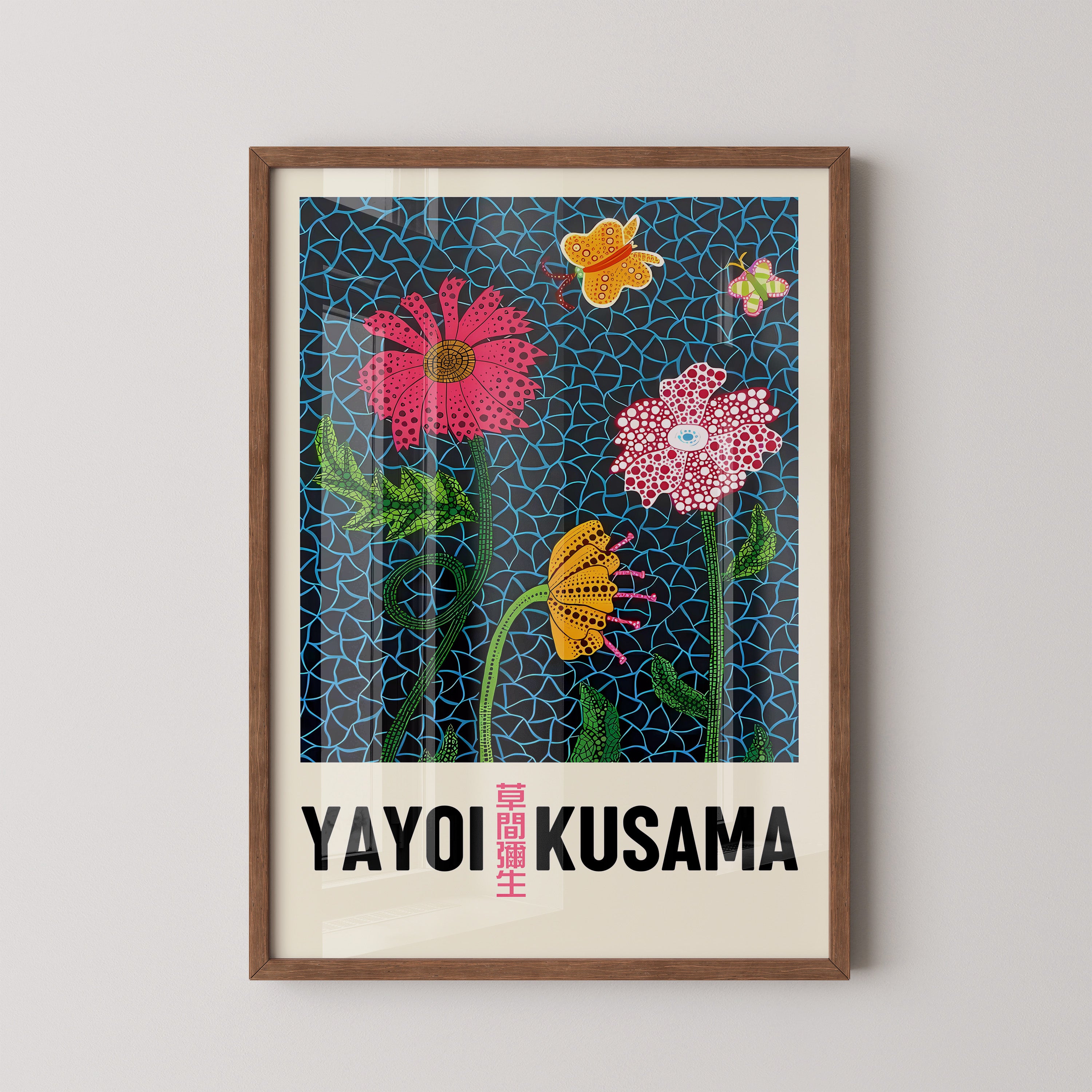 Blooming Dots – Floral Art Print