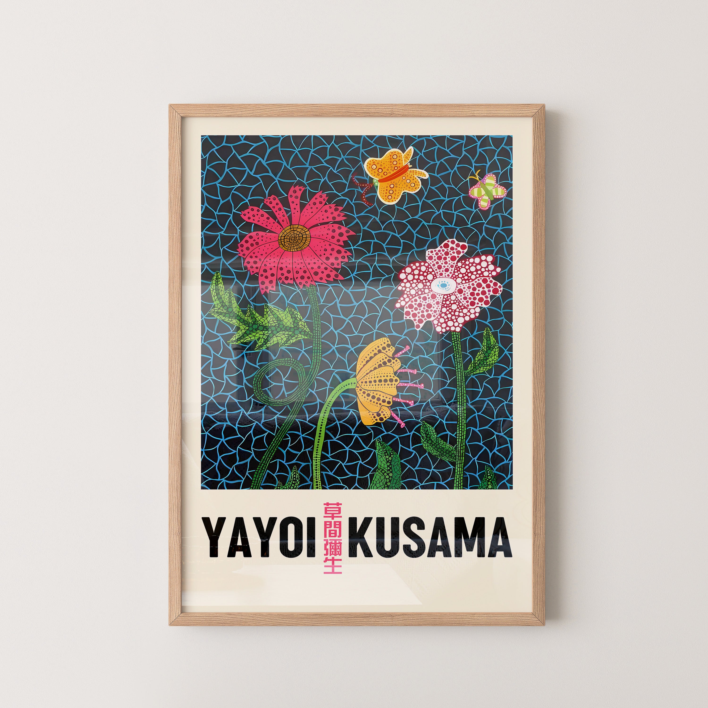 Blooming Dots – Floral Art Print