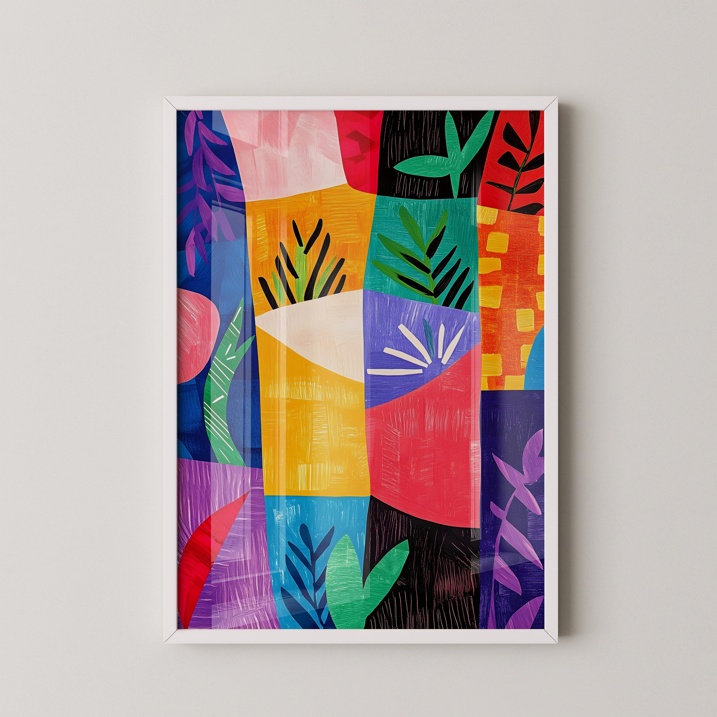 Colorful Botanical Abstract