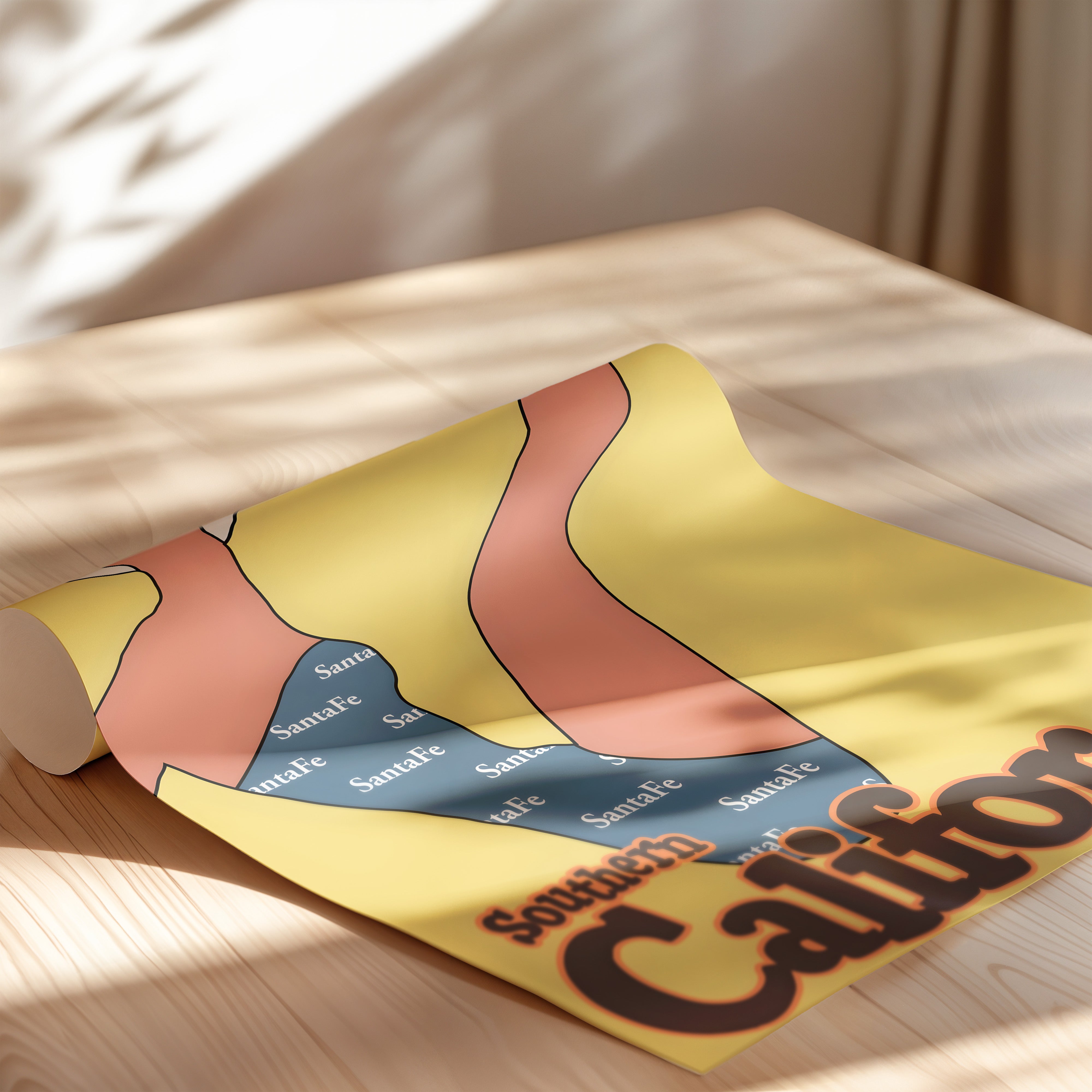 Retro Southern California Poster