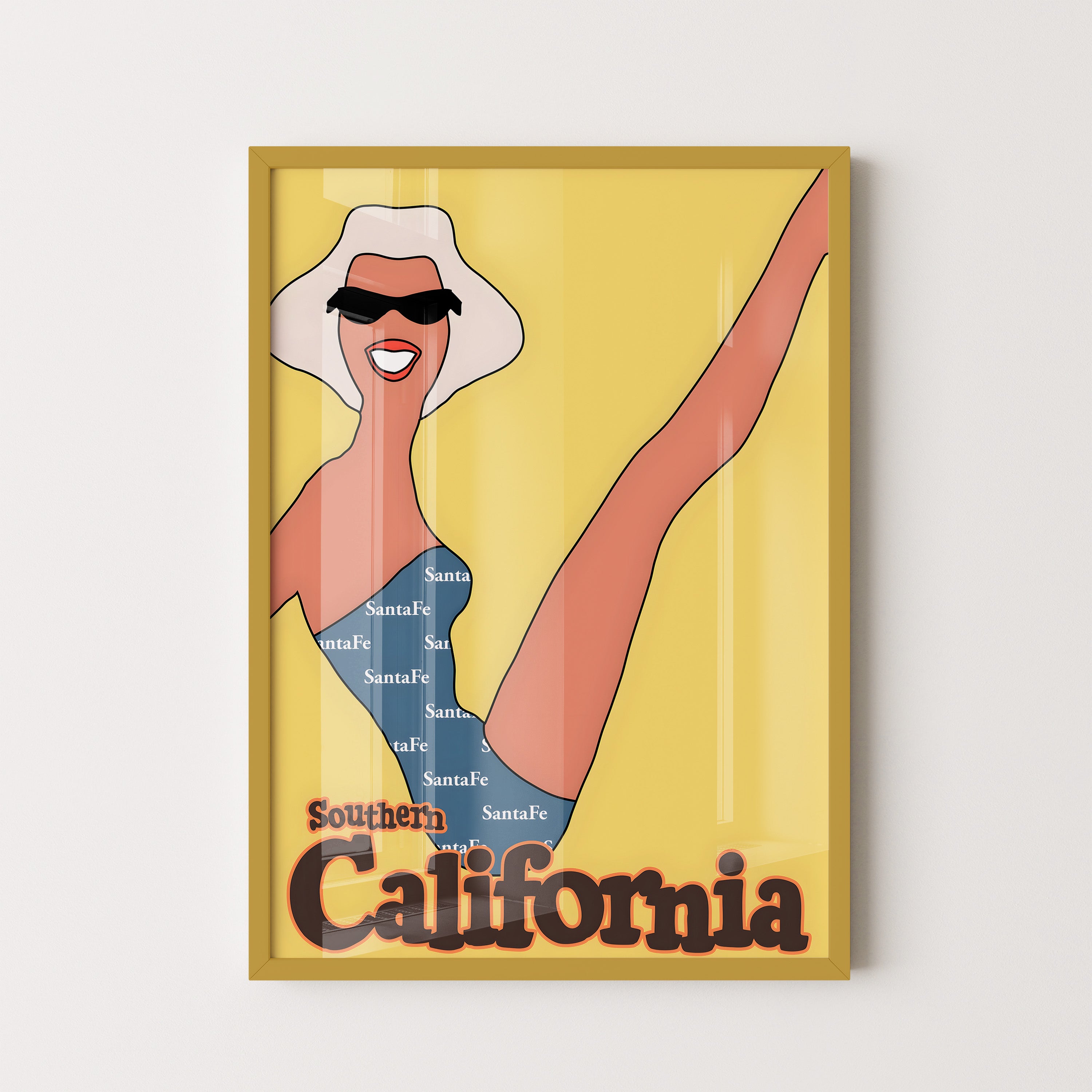 Retro Southern California Poster