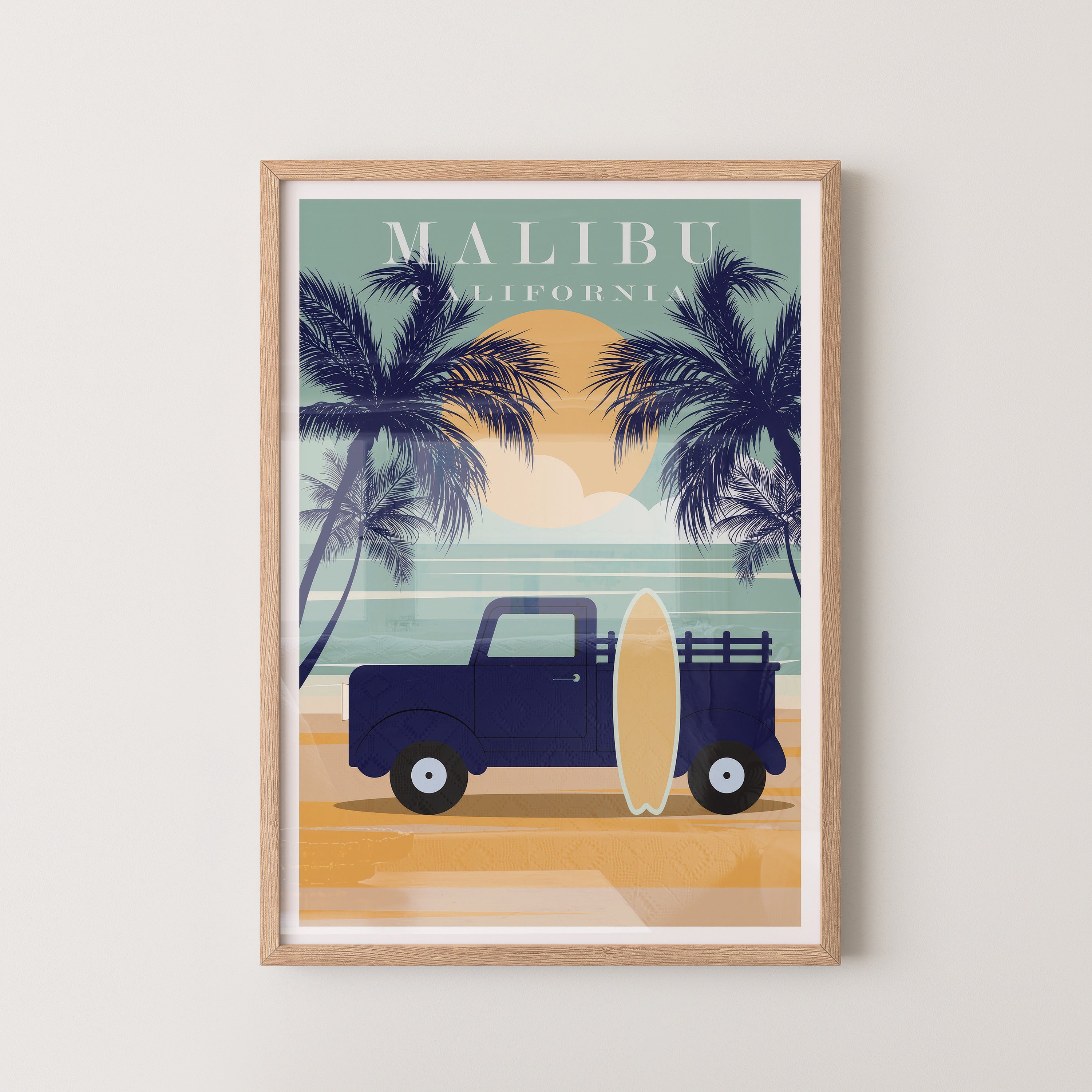 Malibu Surf Truck at Dusk