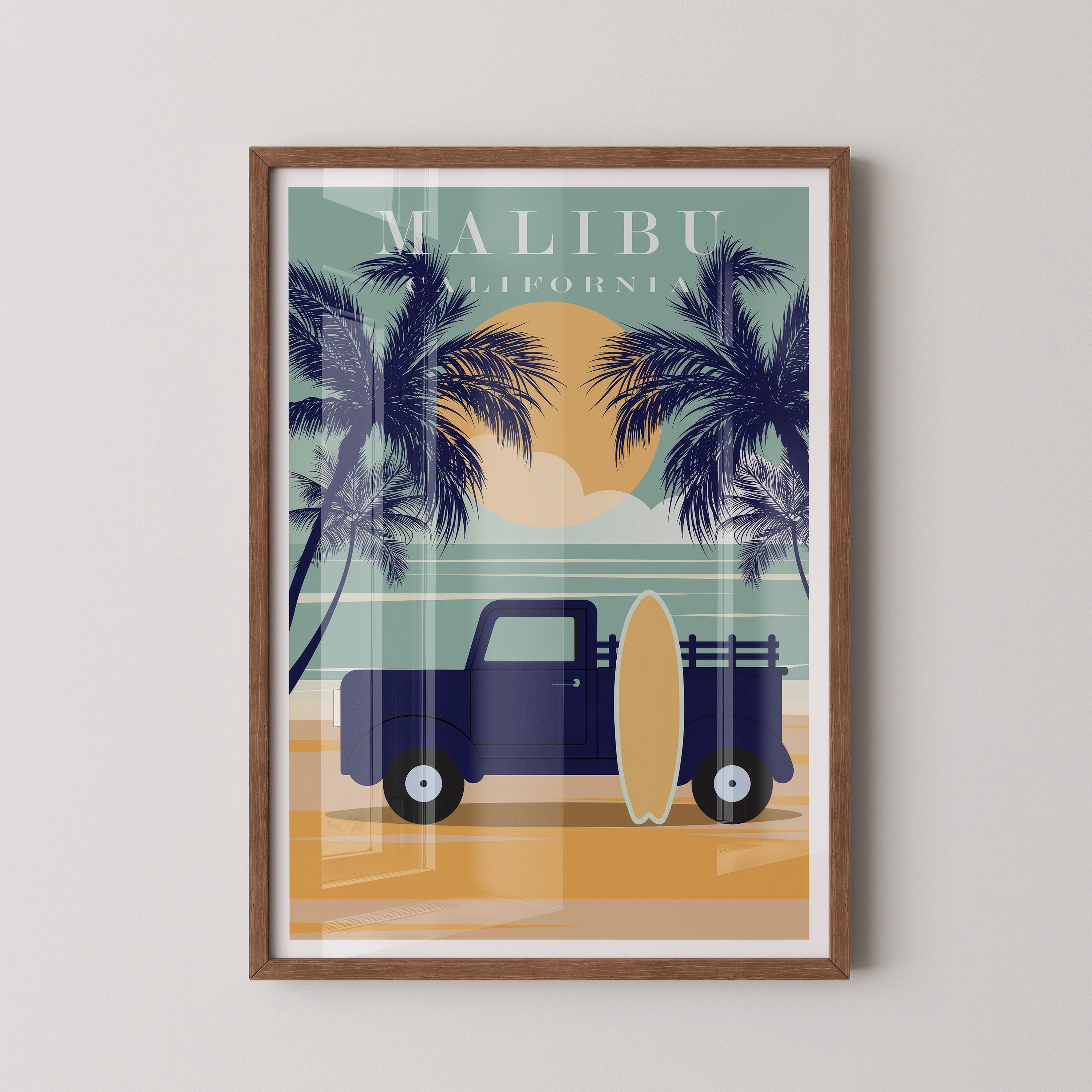 Malibu Surf Truck at Dusk