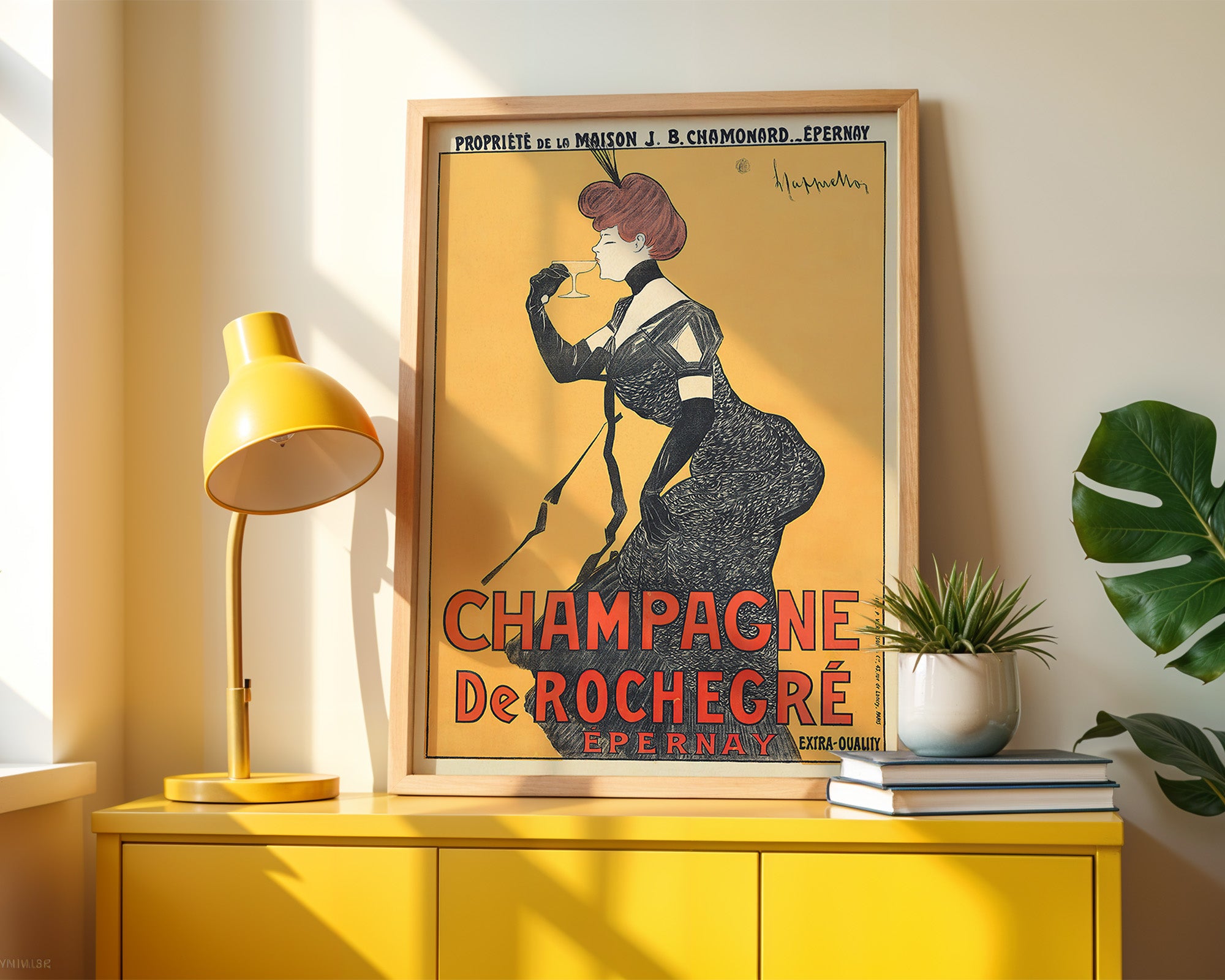 Belle Époque Champagne Lady