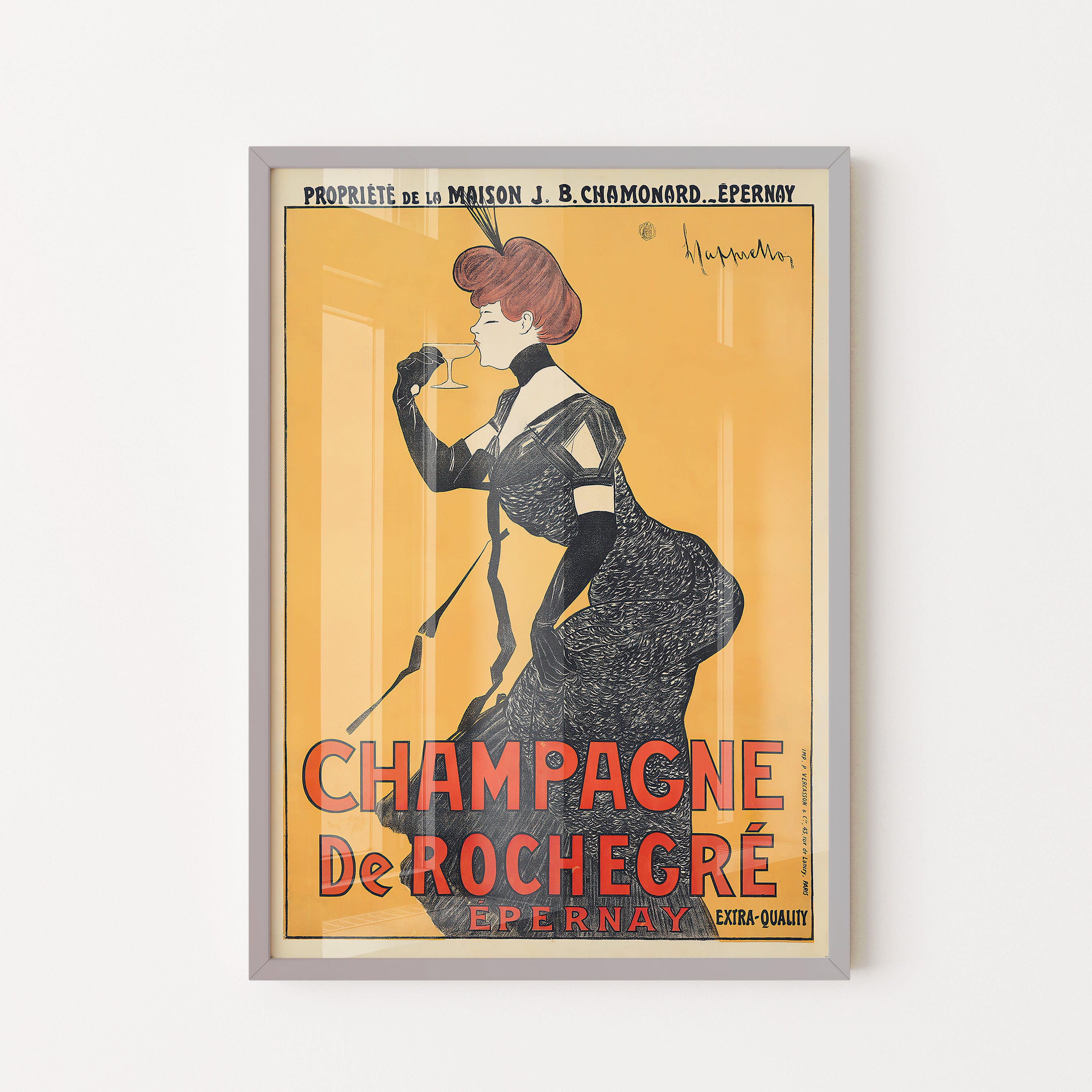 Belle Époque Champagne Lady
