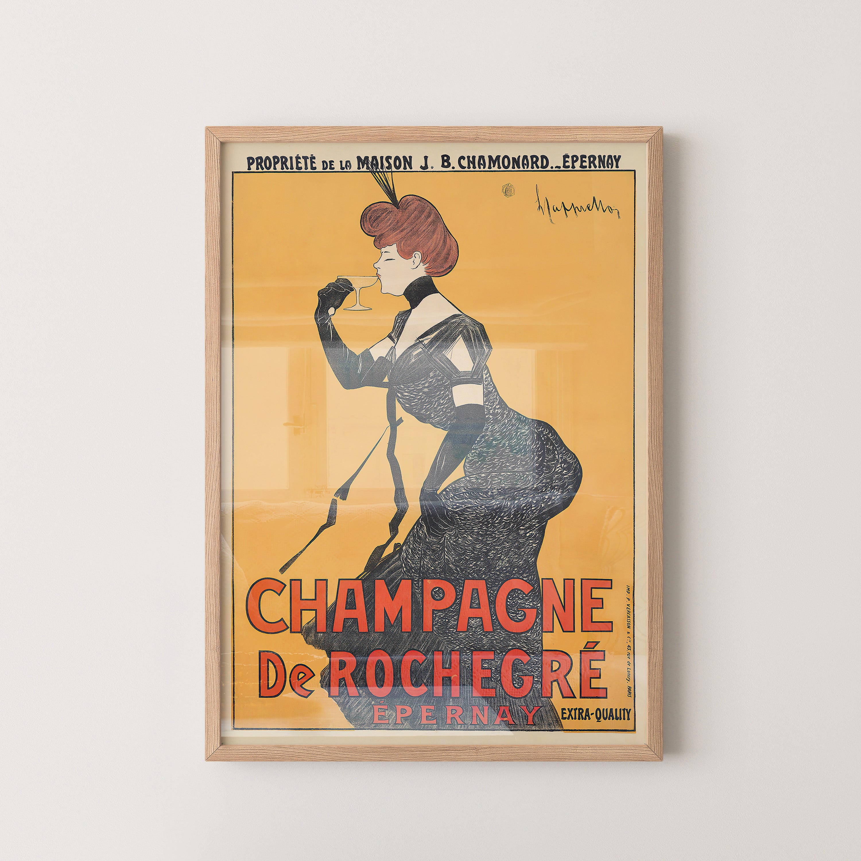 Belle Époque Champagne Lady