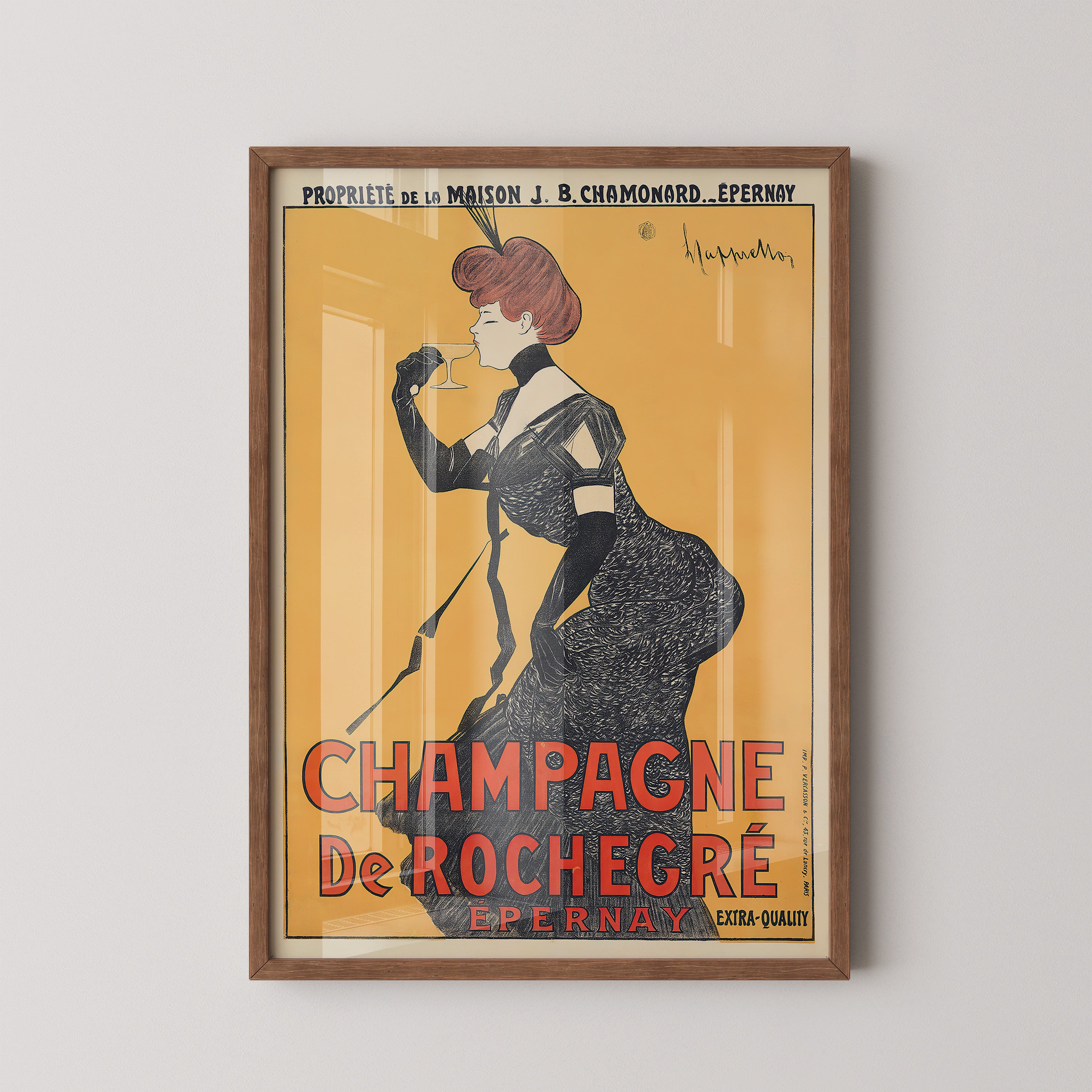 Belle Époque Champagne Lady