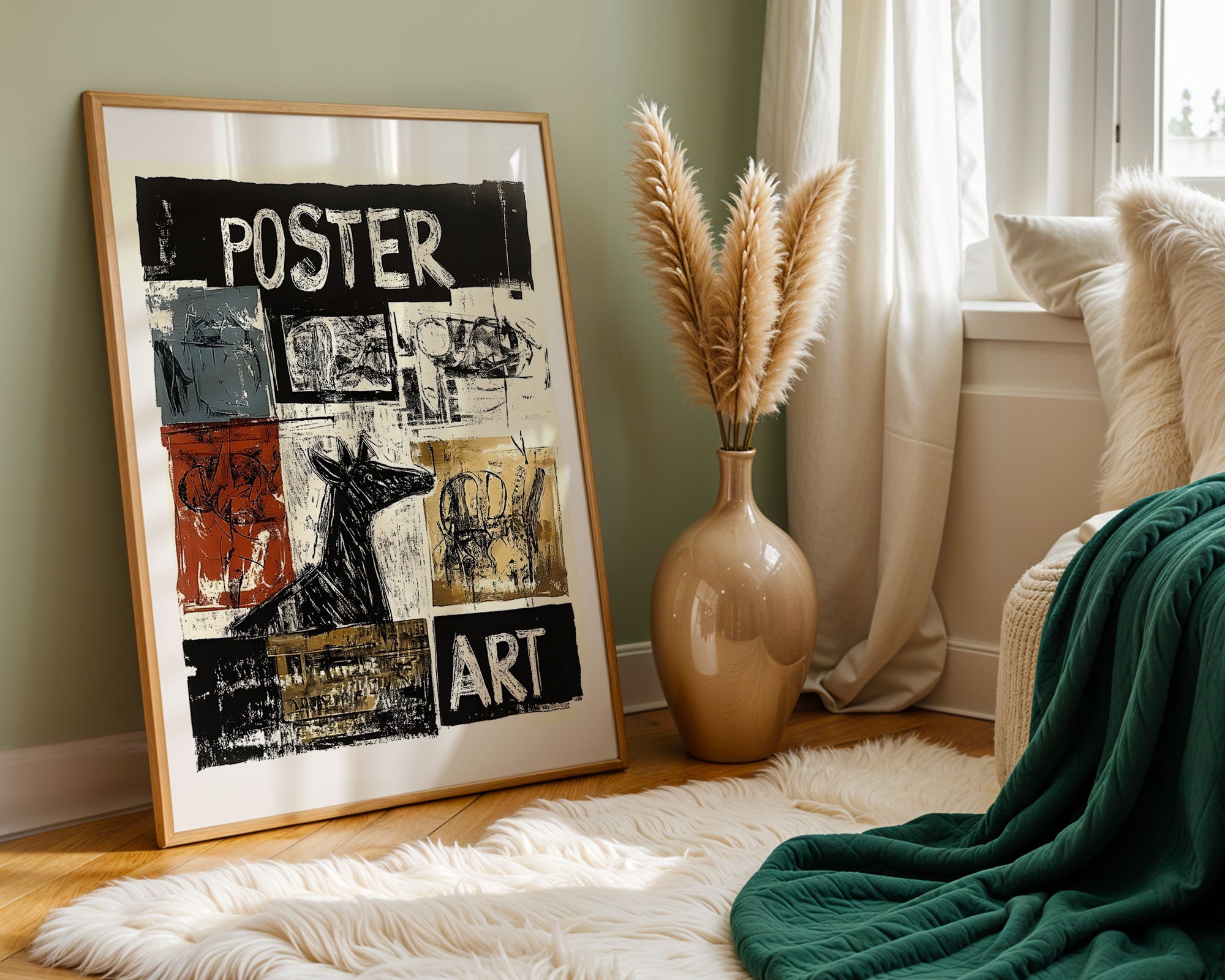 Vintage Poster Art Collage