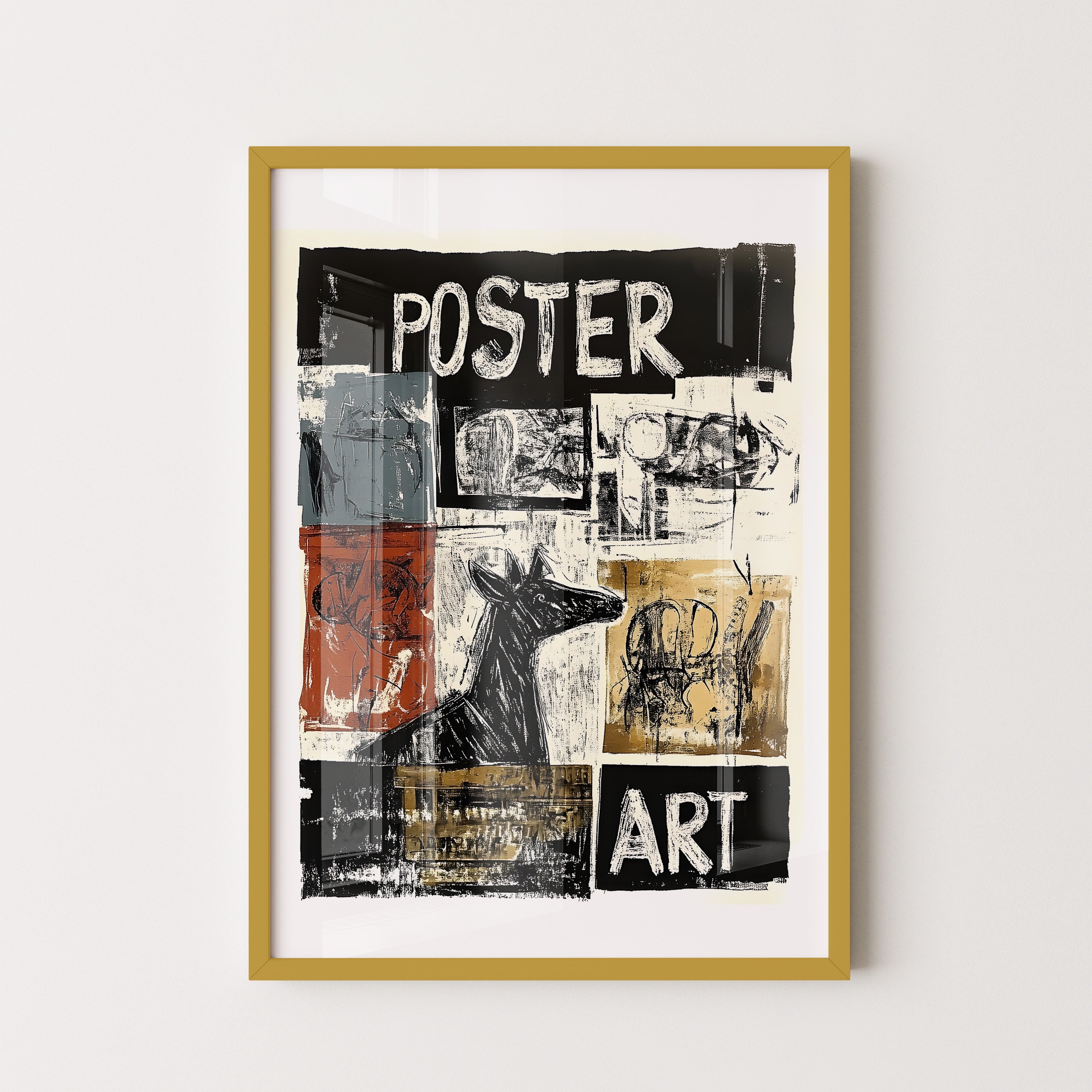 Vintage Poster Art Collage