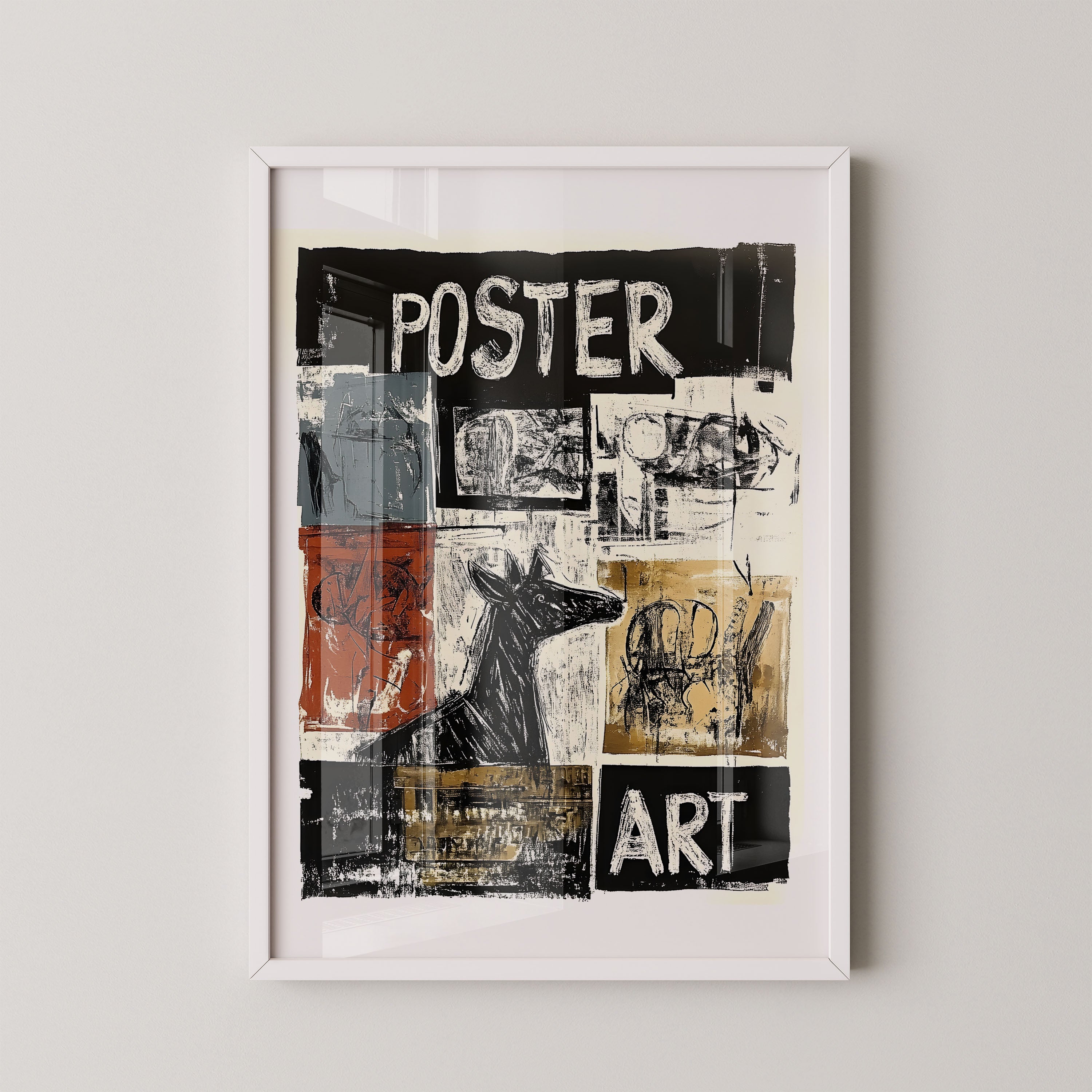 Vintage Poster Art Collage