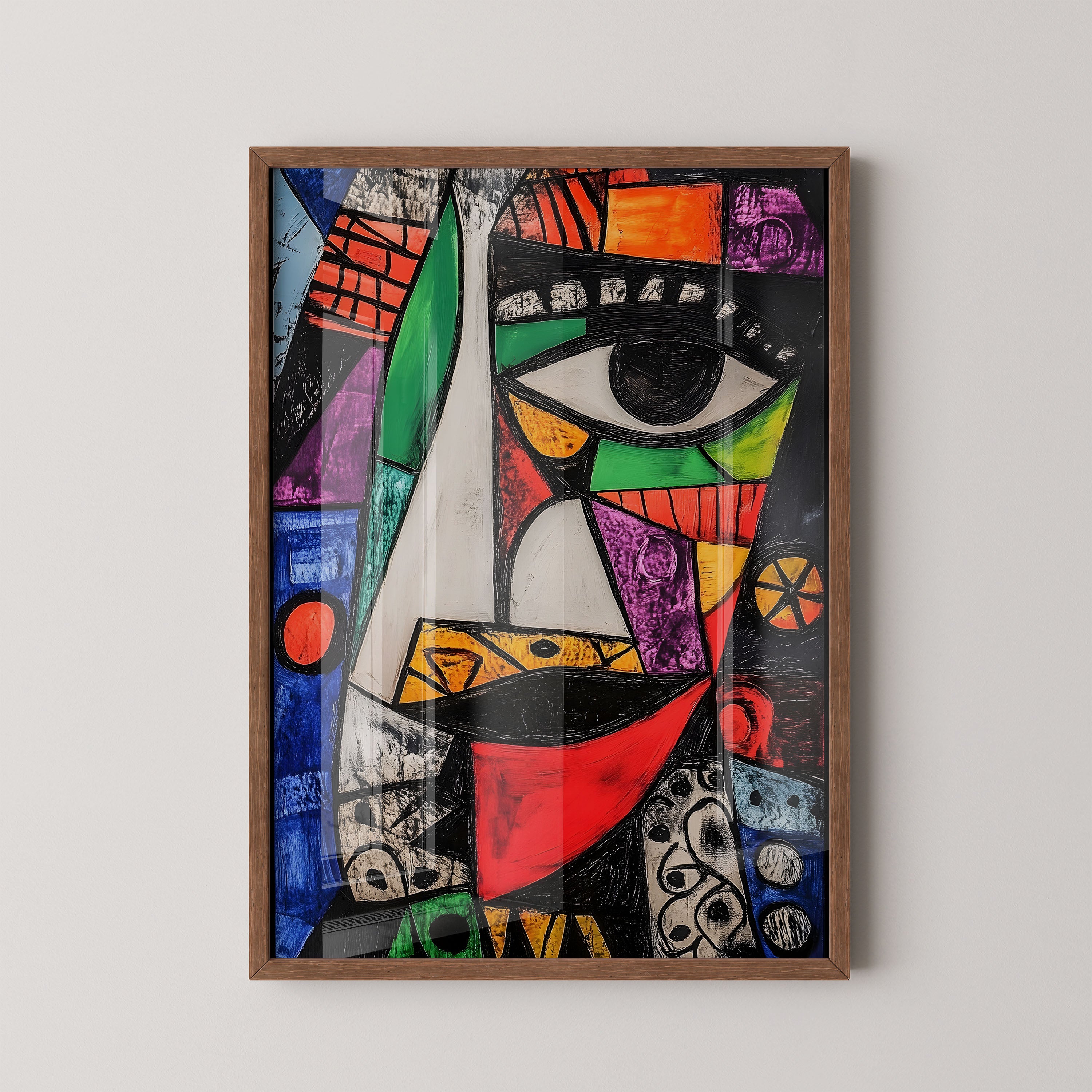 Cubist Spectrum Portrait