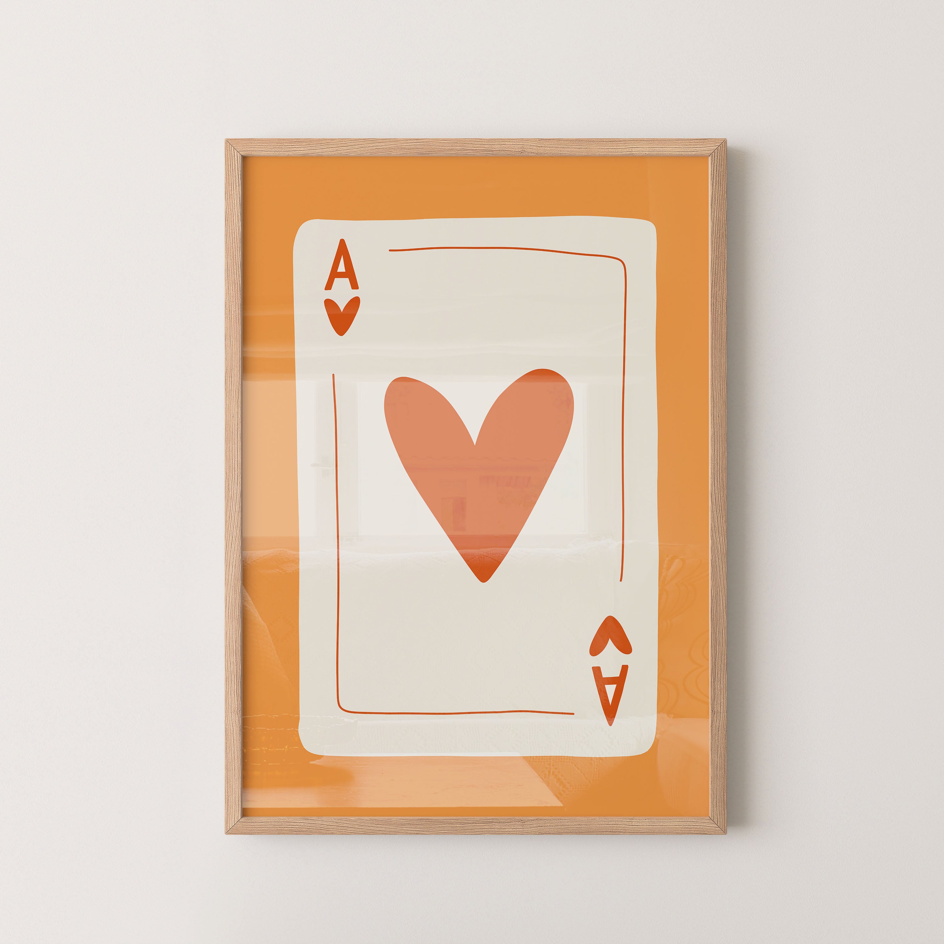 Ace of Hearts – Modern Love Card Print