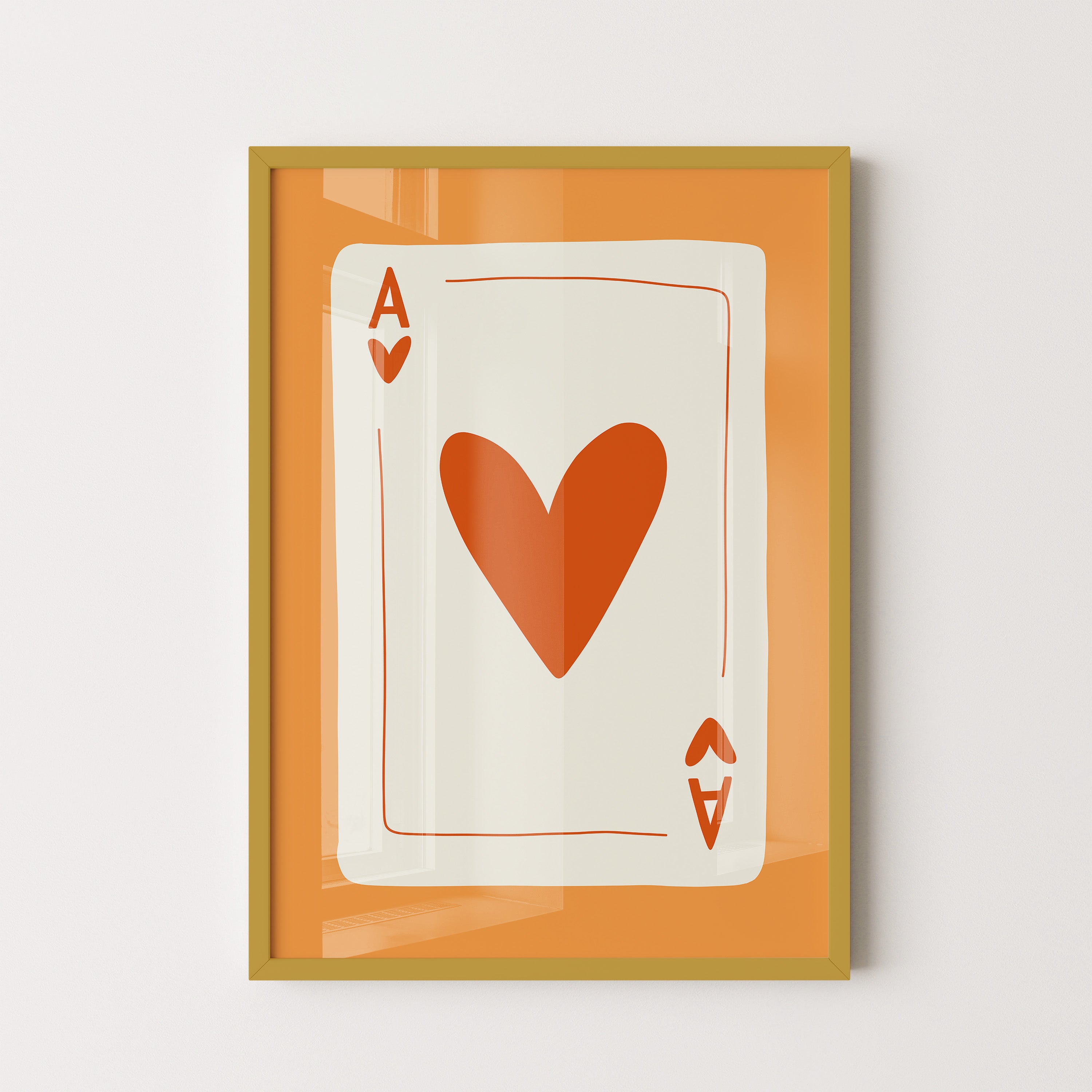 Ace of Hearts – Modern Love Card Print