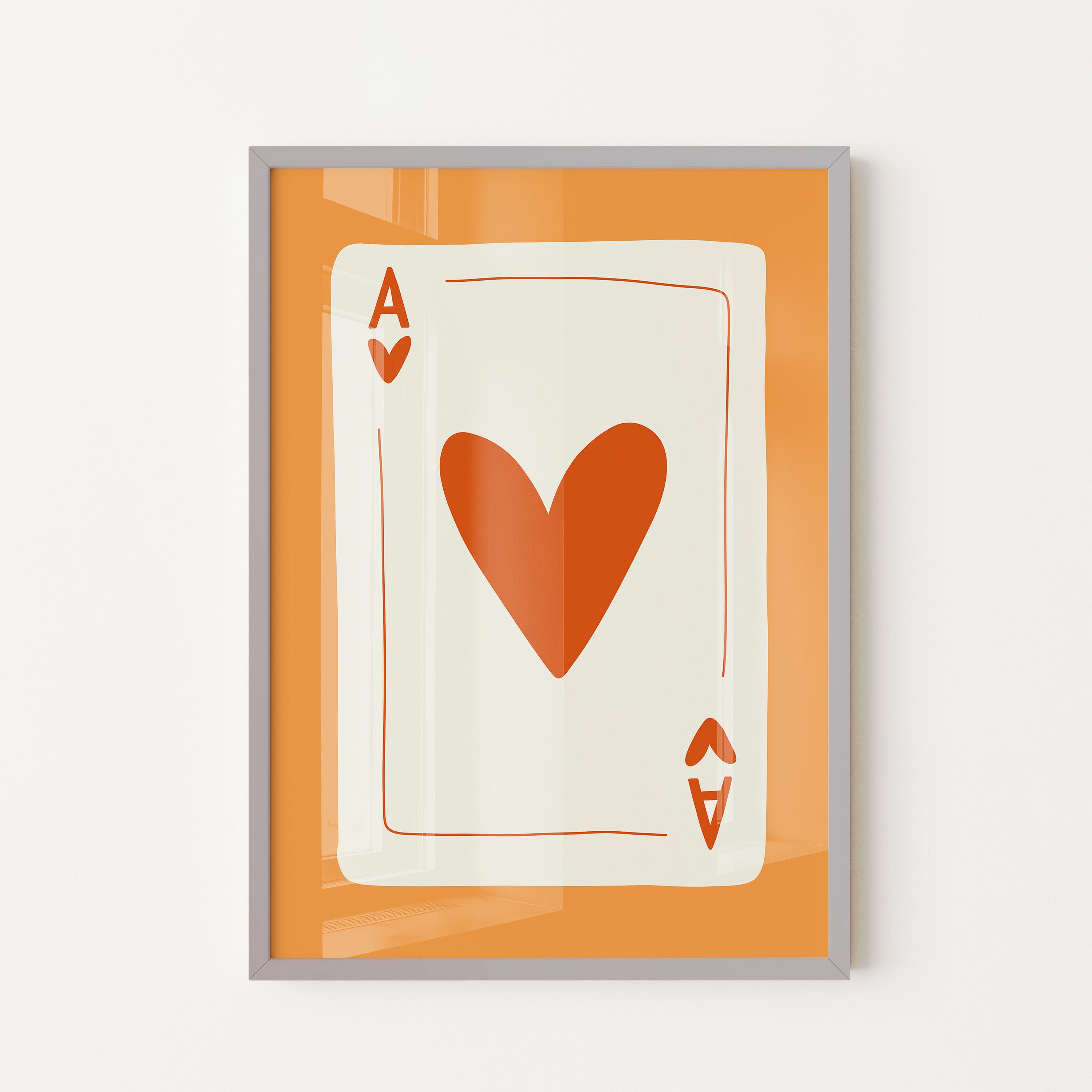 Ace of Hearts – Modern Love Card Print