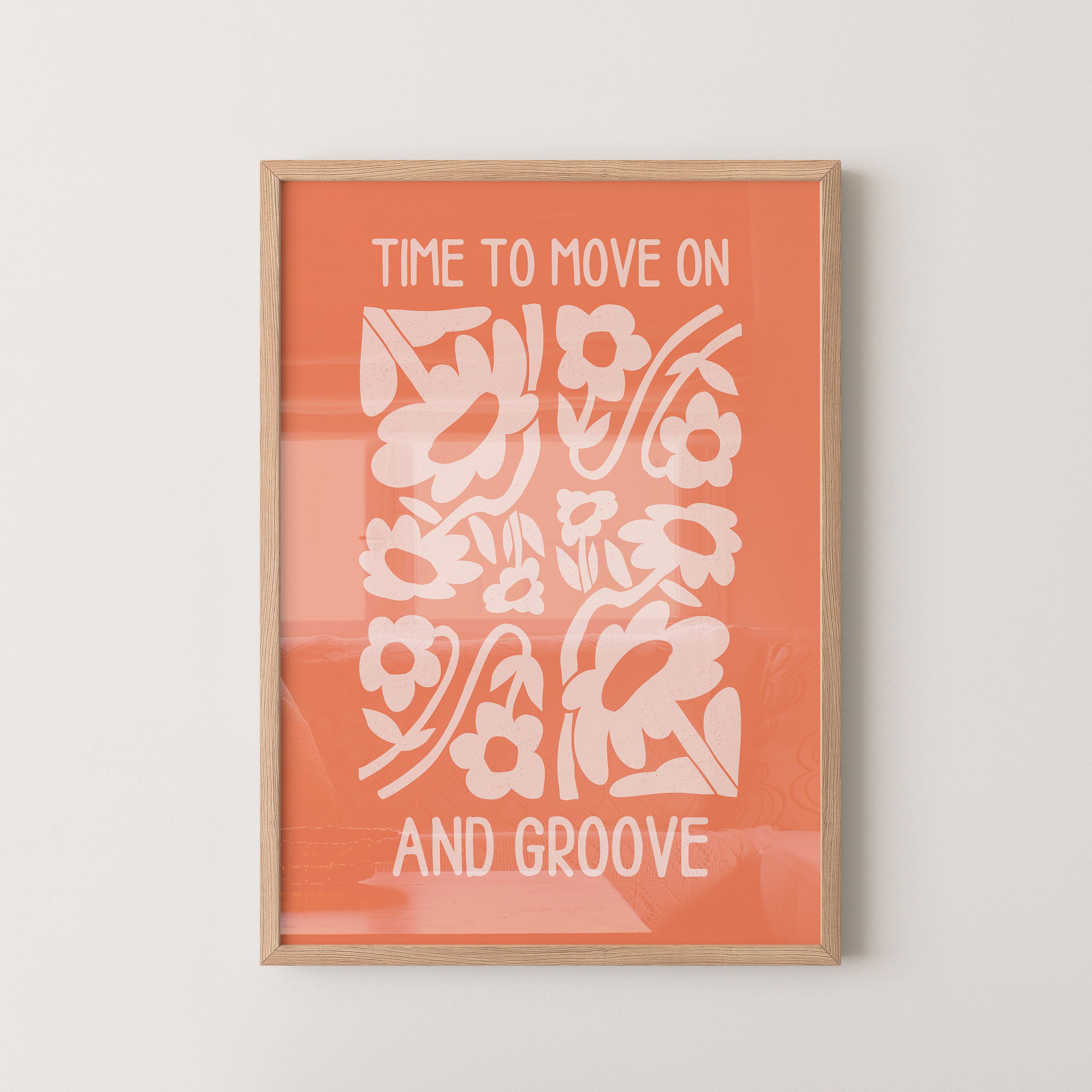 Move & Groove — Retro Floral Print