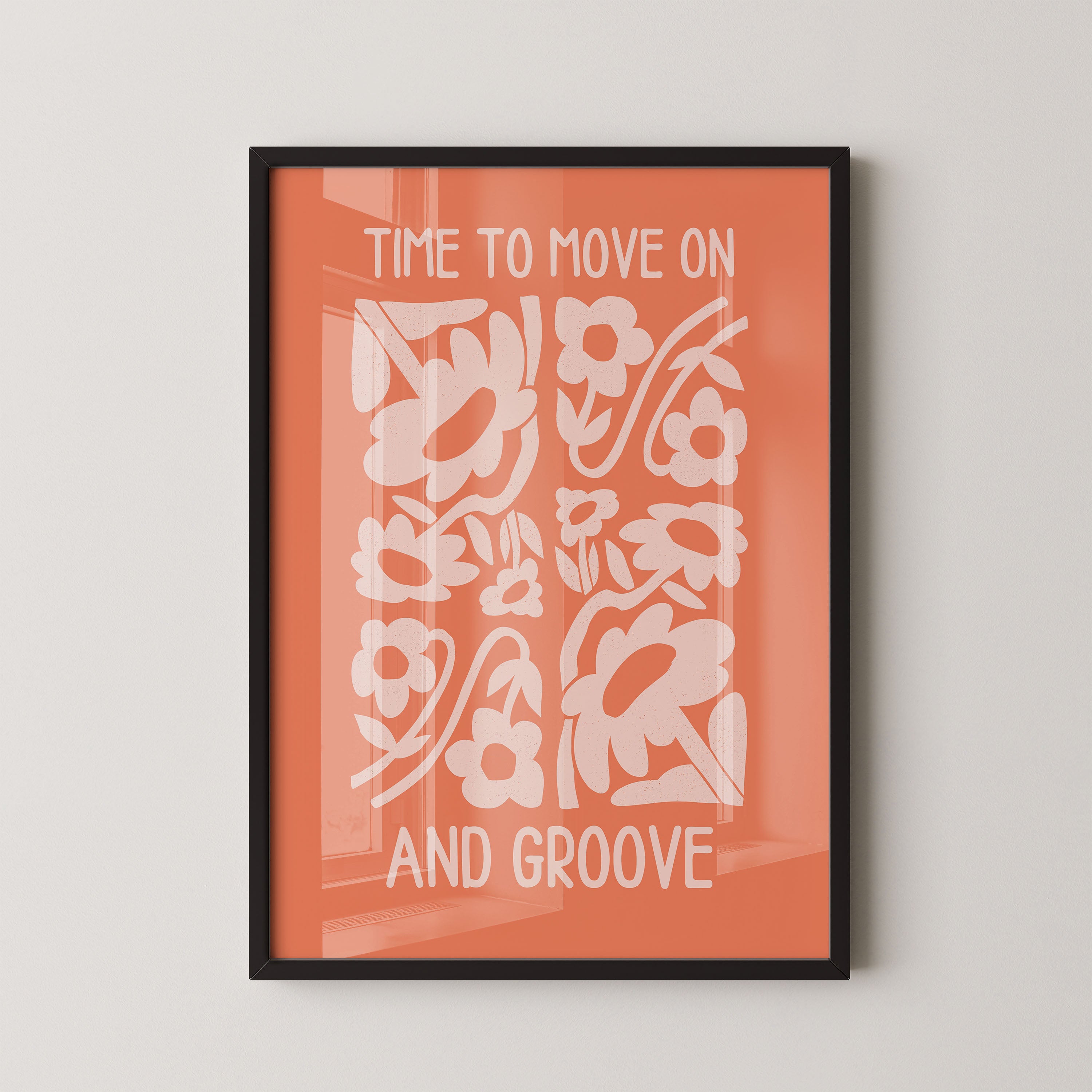 Move & Groove — Retro Floral Print