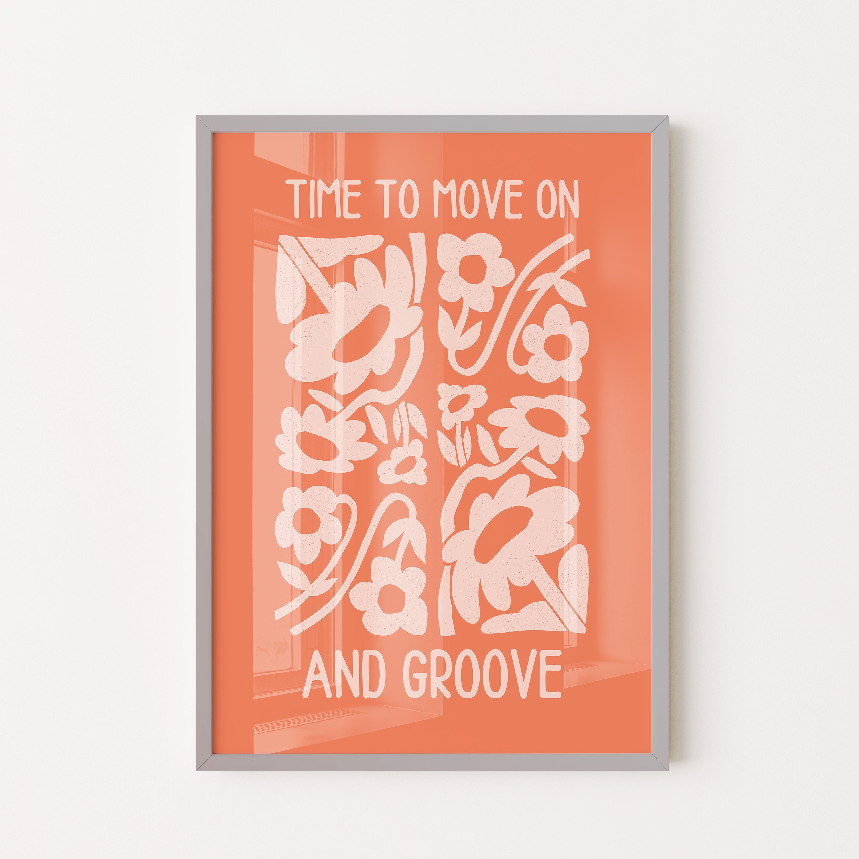 Move & Groove — Retro Floral Print