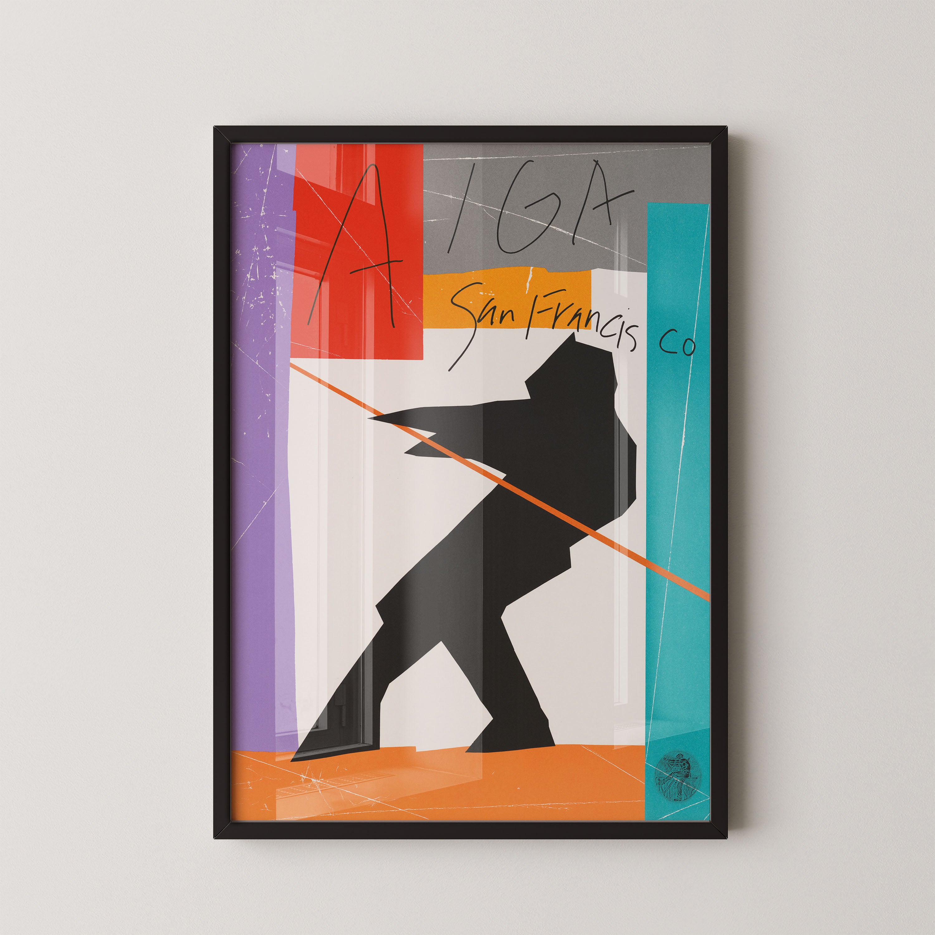 San Francisco Stride — Modern Silhouette Art