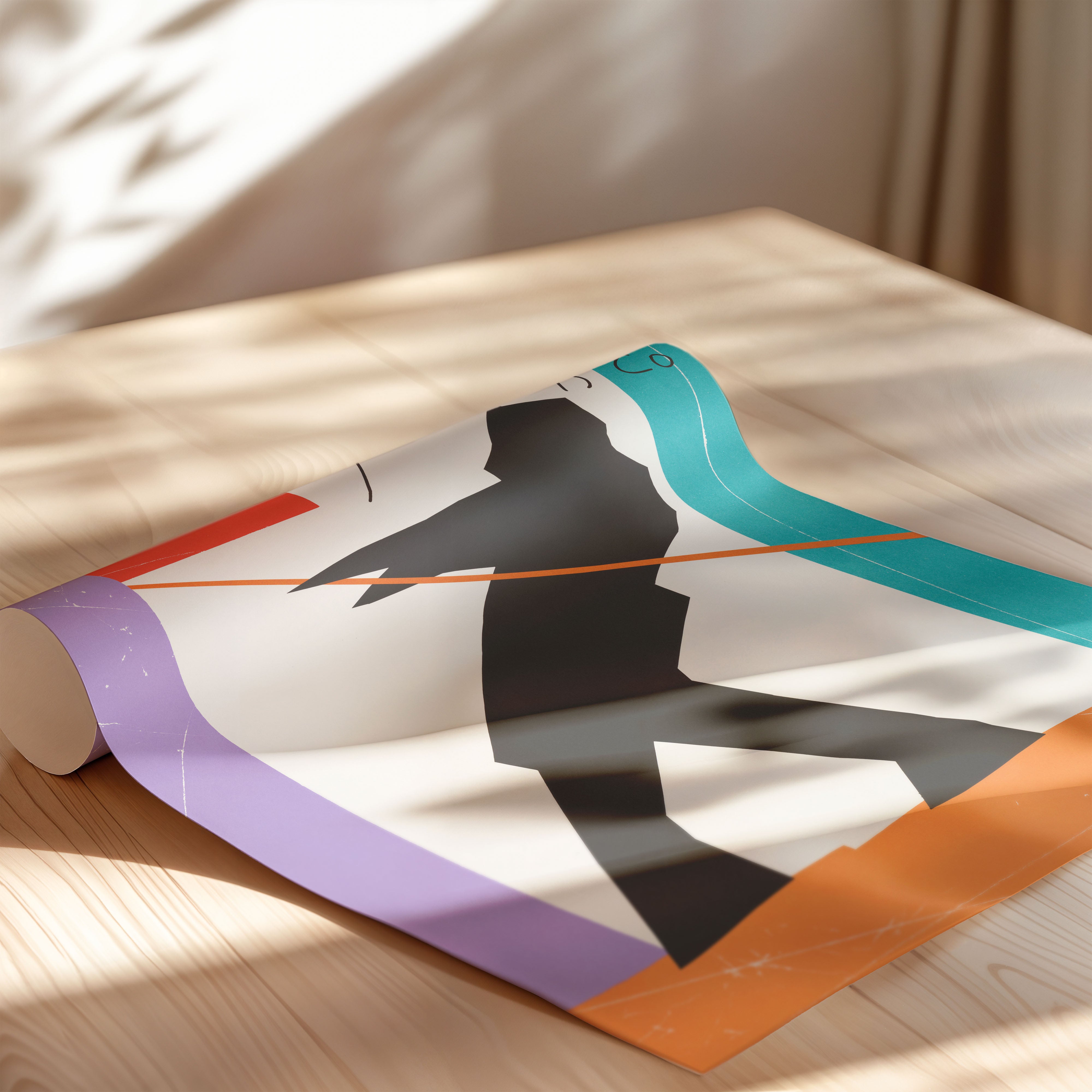 San Francisco Stride — Modern Silhouette Art