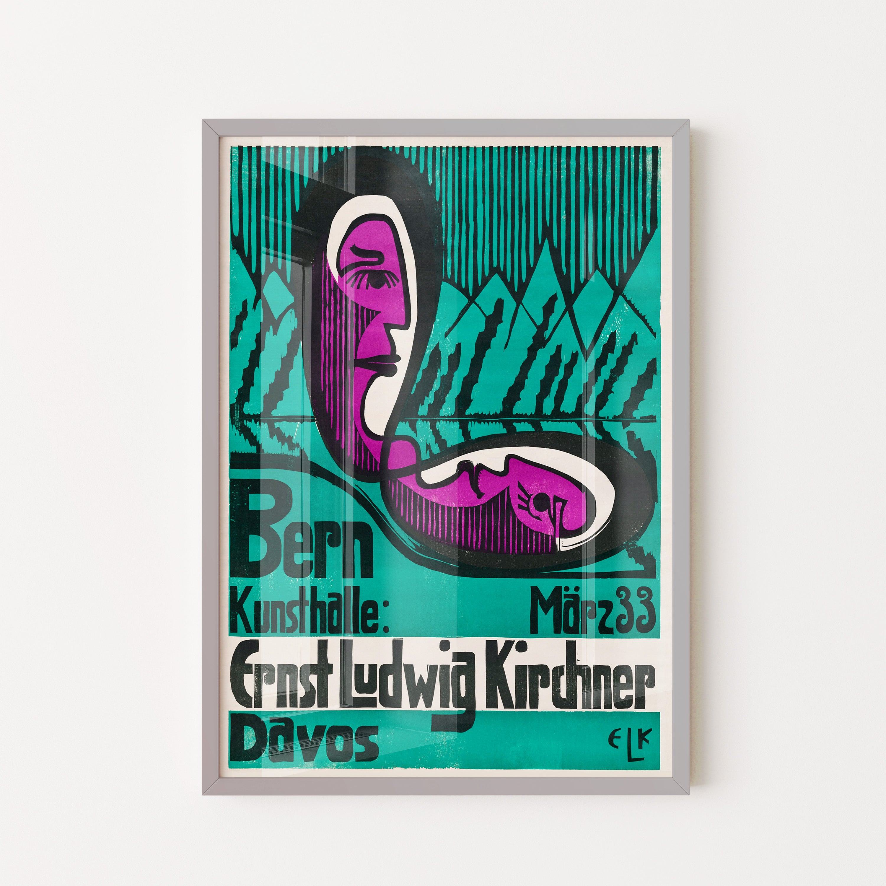 Ernst Ludwig Kirchner — Bern Exhibition Poster