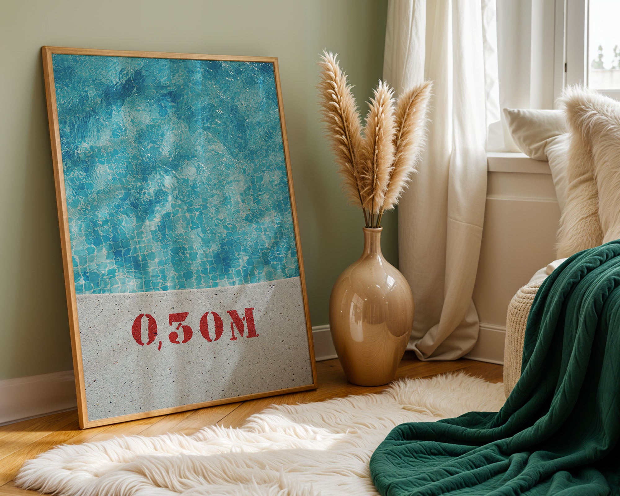 0.50M — Poolside Depth Marker